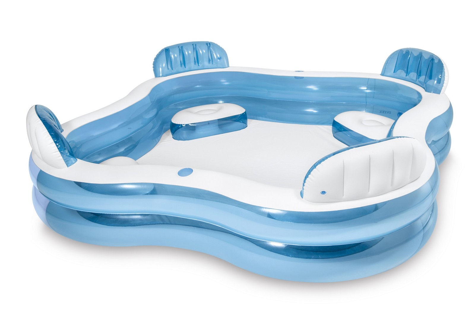 Intex 56475EP Swim Center Family Lounge Inflatable Pool 90inch X 90inch X 26inch