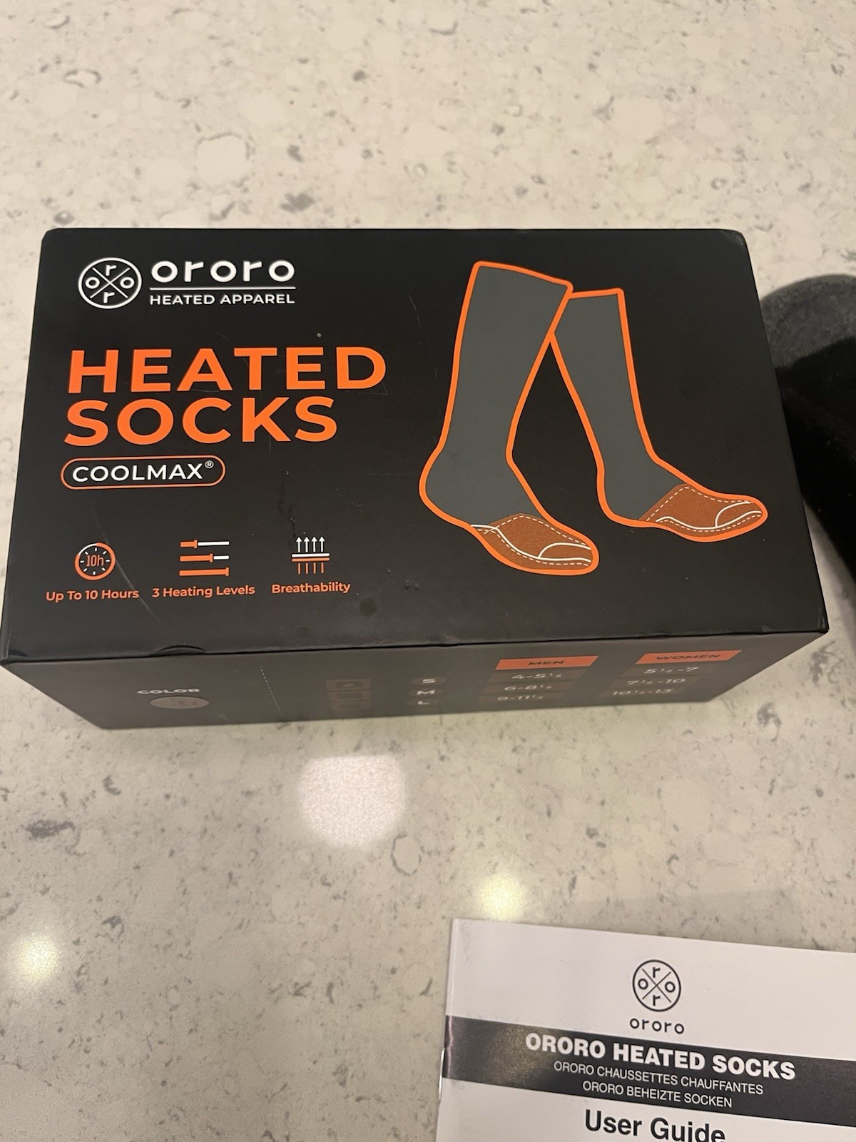 Ororo Heated … Two Sets Of Batteries