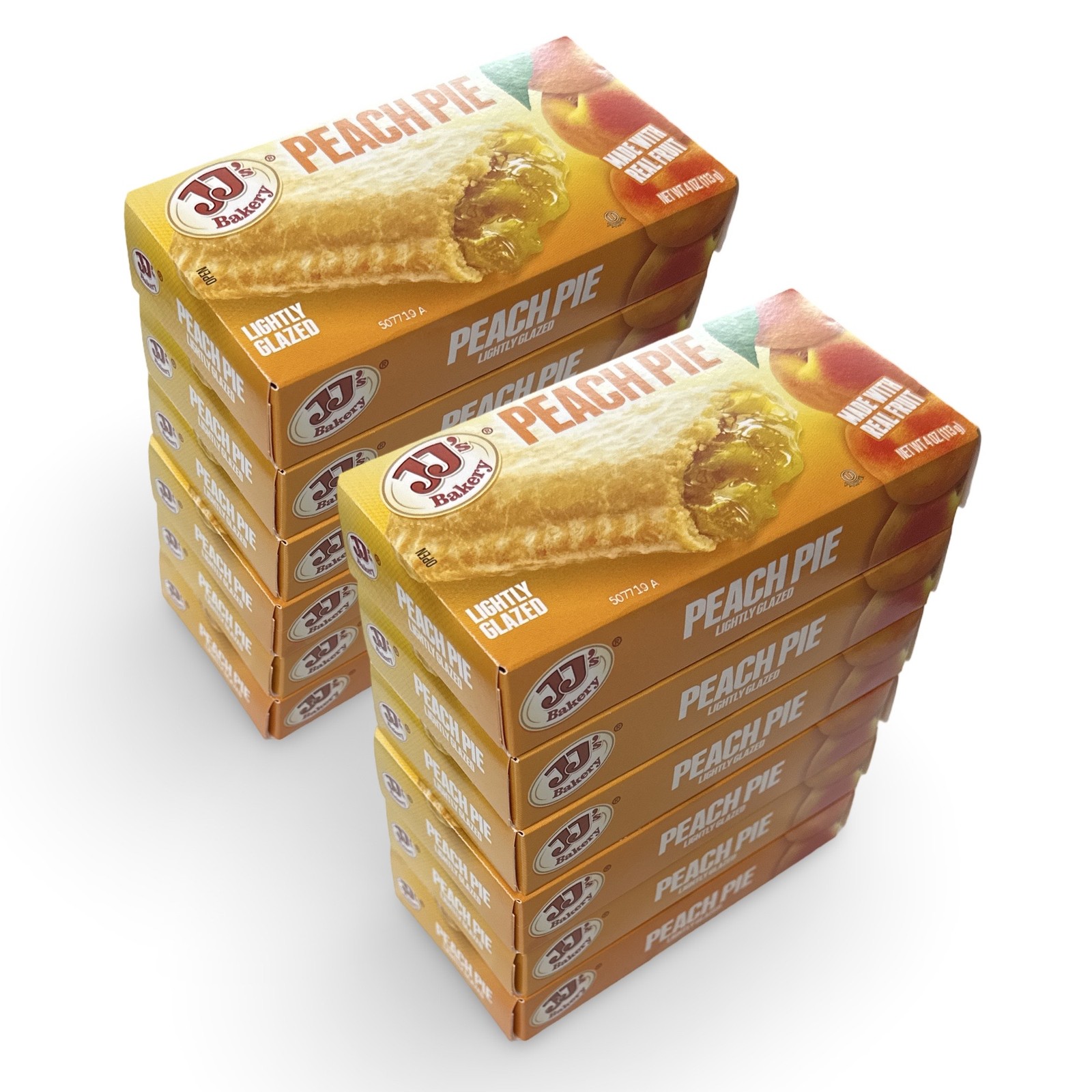 JJ's Bakery Peach Pie -- 12 per case.