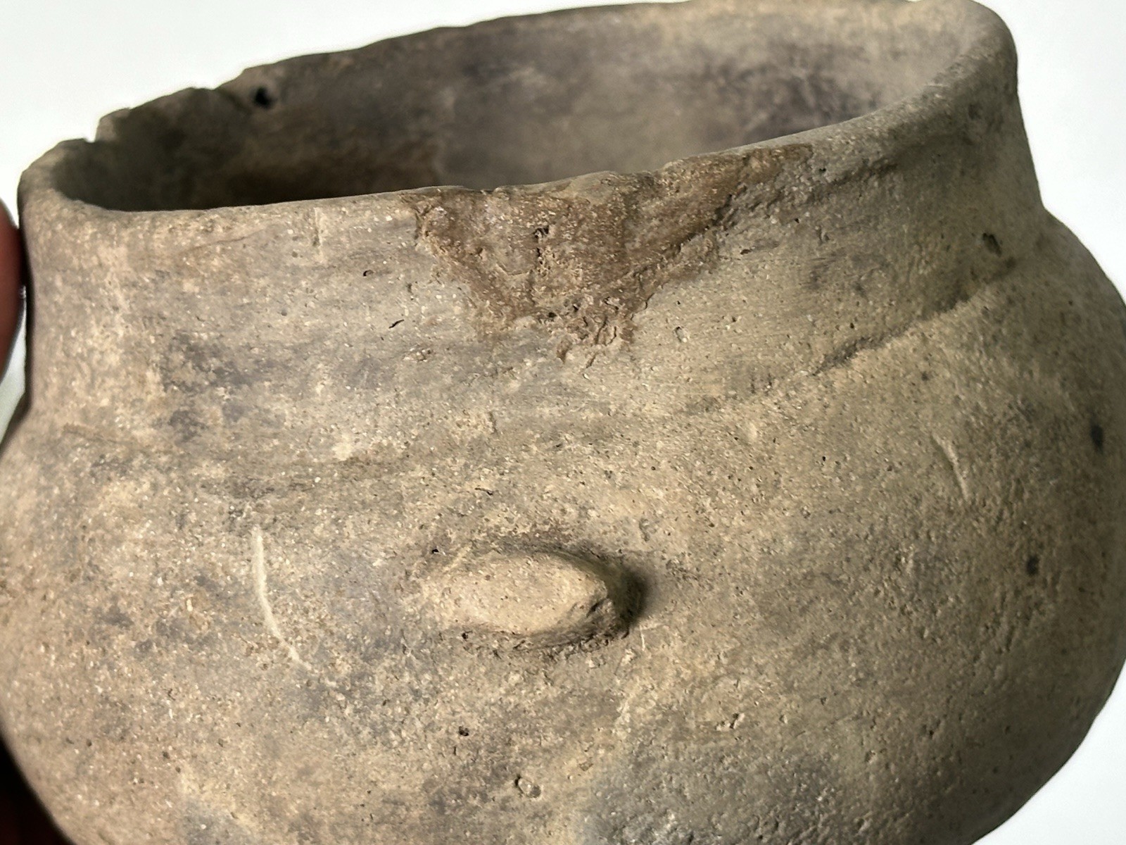 RARE POSSUM ANIMAL EFFIGY POTTERY BOWL FOUND IN PEMISCOT COUNTY MISSOURI POT