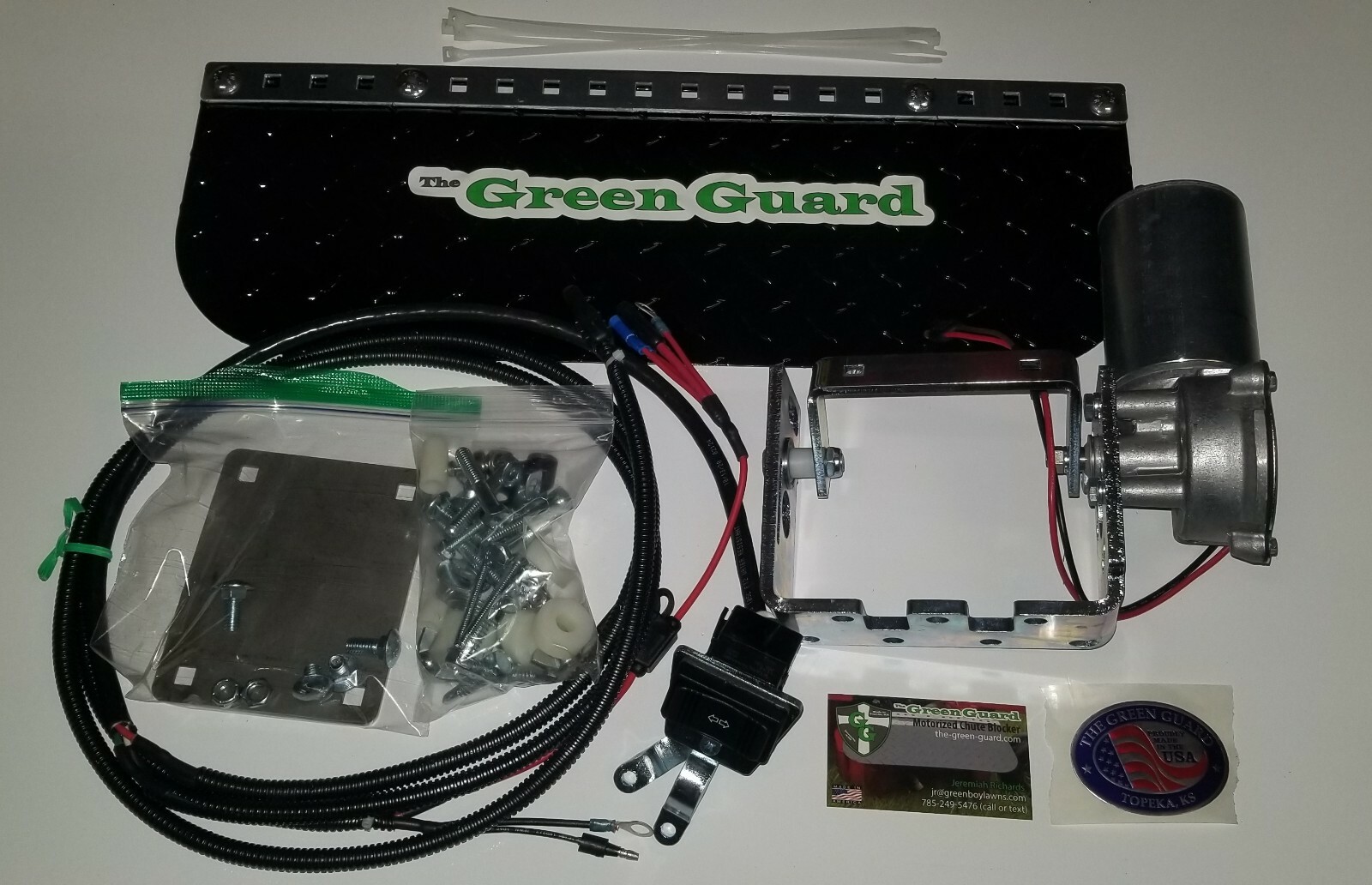 The Green Guard 'SLIM [HD]' - Motorized Chute Blocker with Aluminum Guard