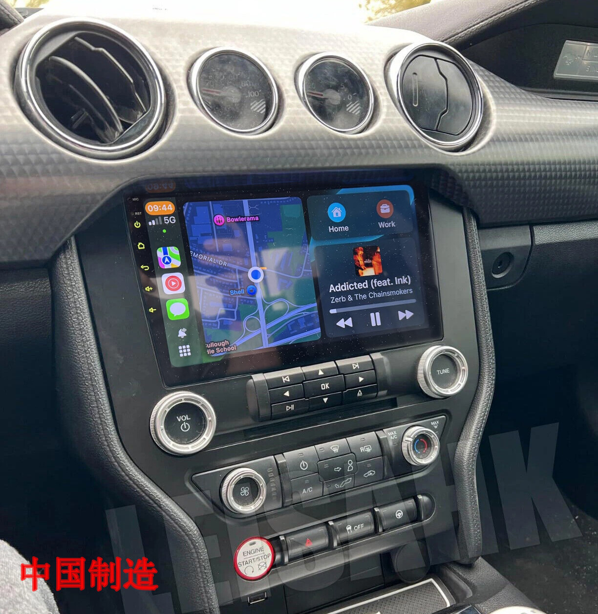 for 2015-2021 Ford Mustang 9" Android 14 Apple Carplay Car Stereo Radio GPS WIFI