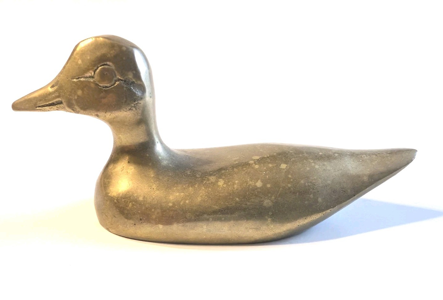 Vintage Miniature Brass Duck Paper Weights Collectibles Set of 3