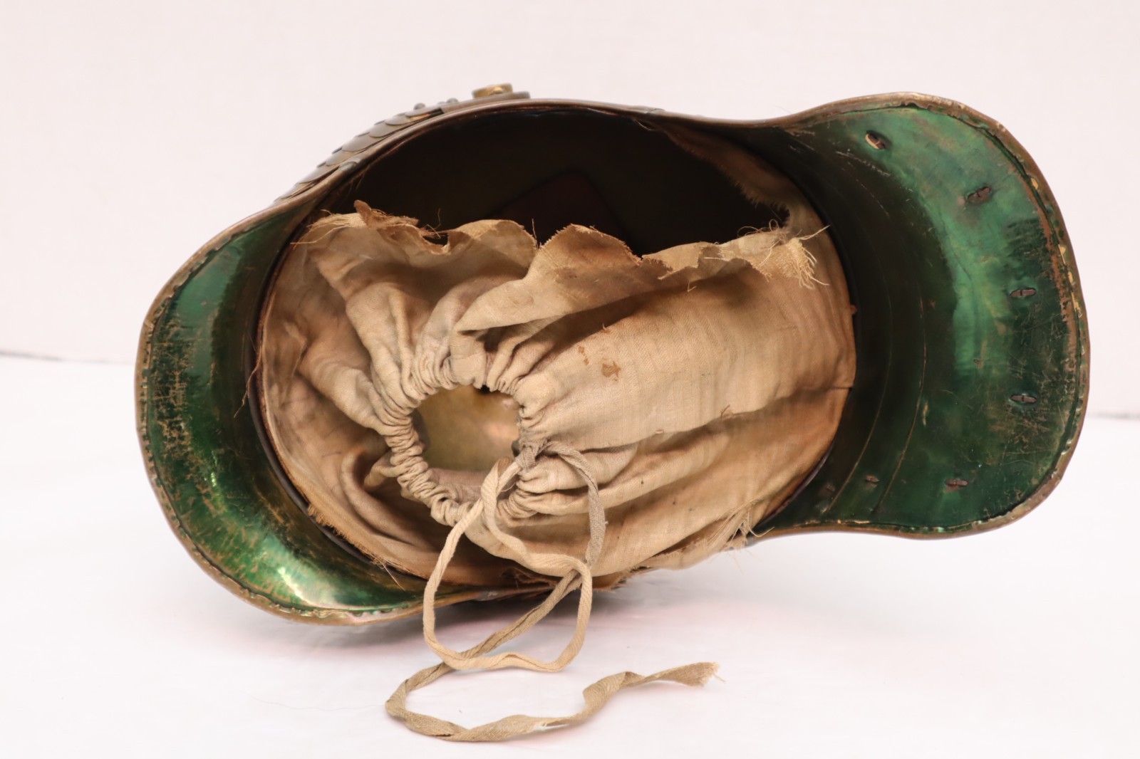 Prussian Garde du Corps Brass Parade Helmet W Eagle Top