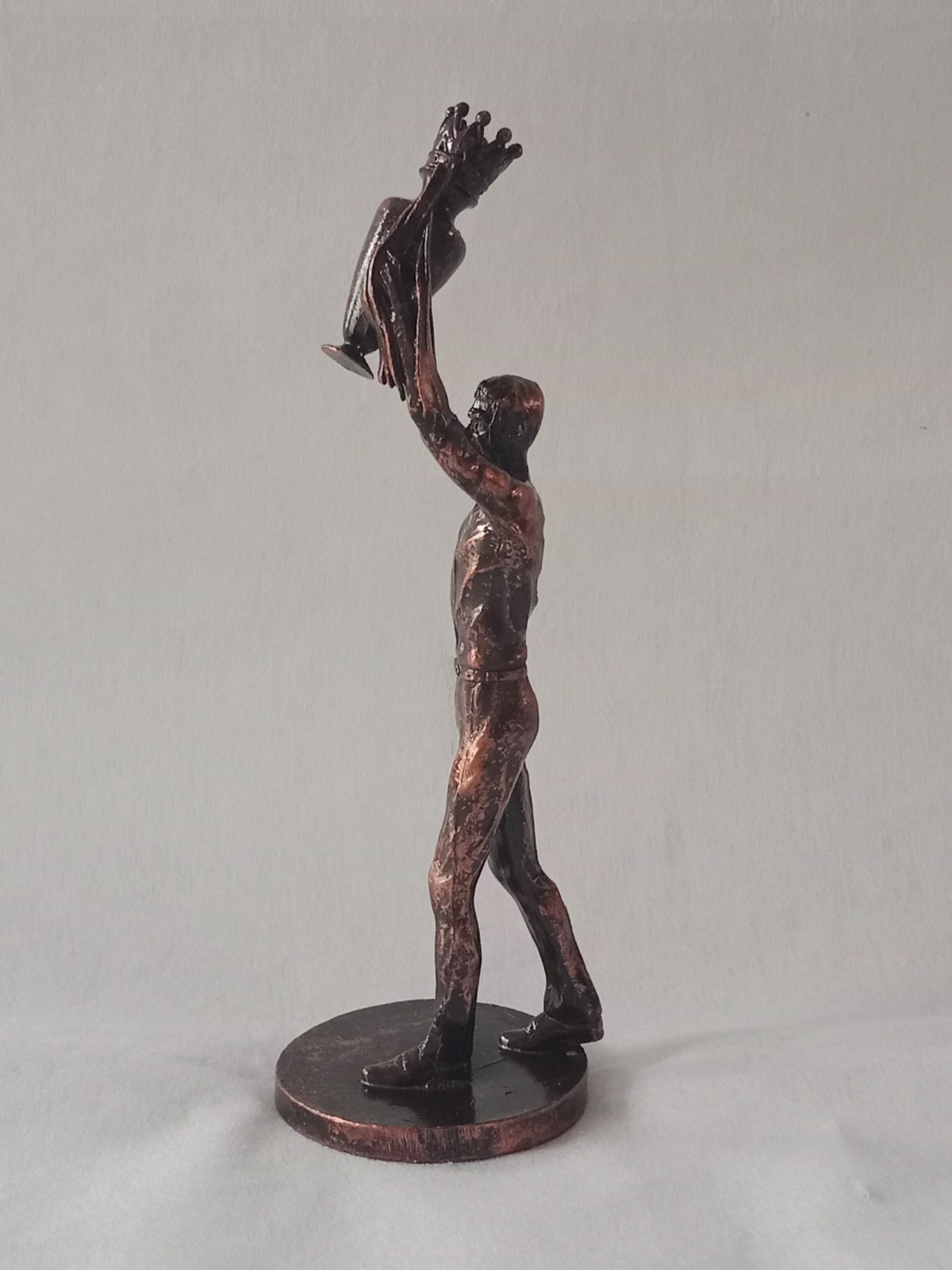 Arsene Wenger Statue Model Figure Arsenal Gift Souvenir Metal 20cm