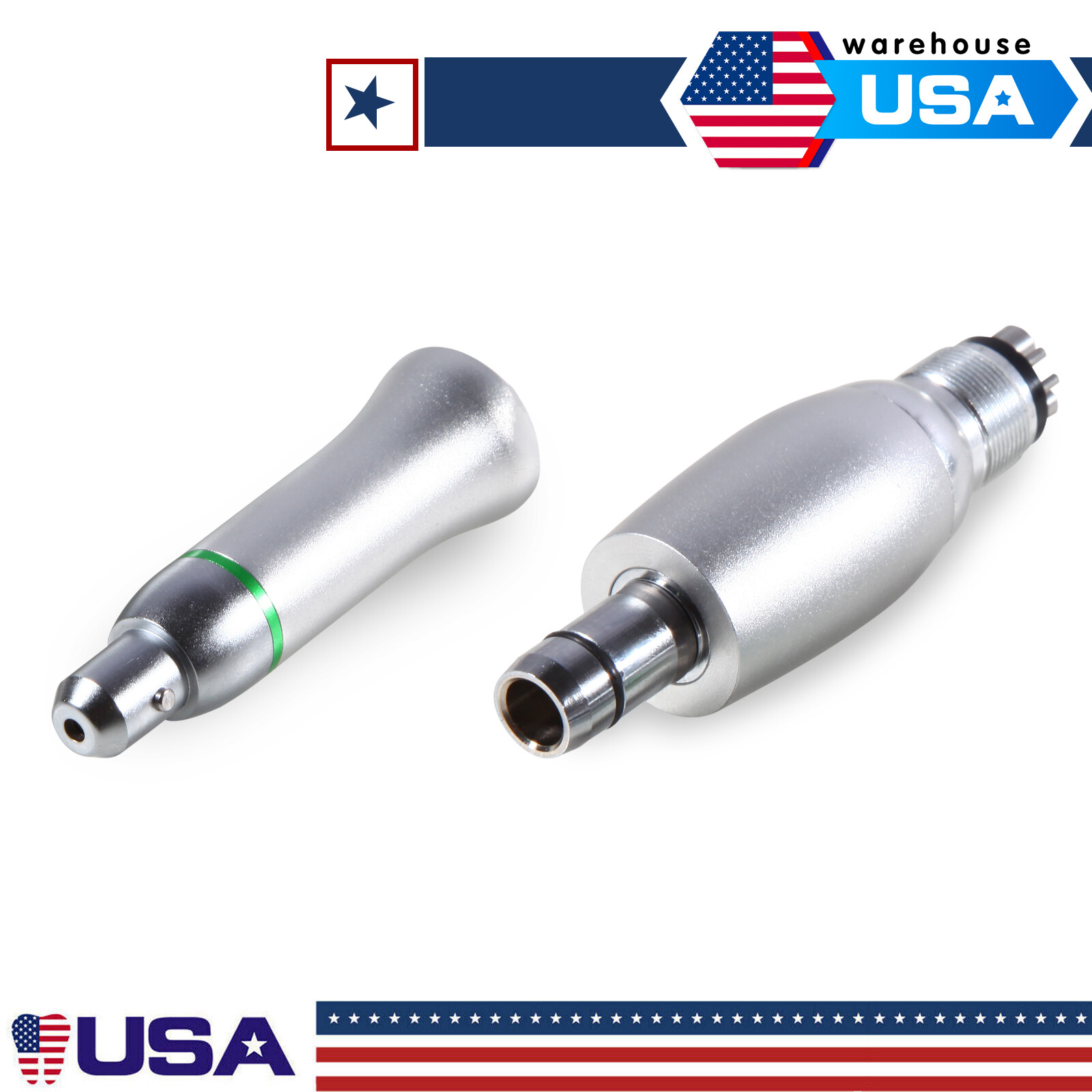 Dental Hygiene Prophy Handpiece Air Motor 4Holes 4:1 Nose Cone 360° Swivel USA