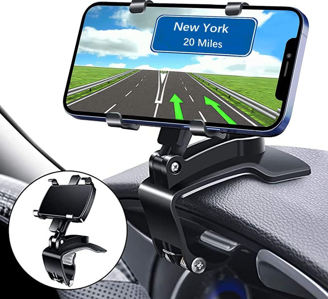 Universal 360° Car Phone Mount Holder For Cell Phone Samsung Galaxy iPhone