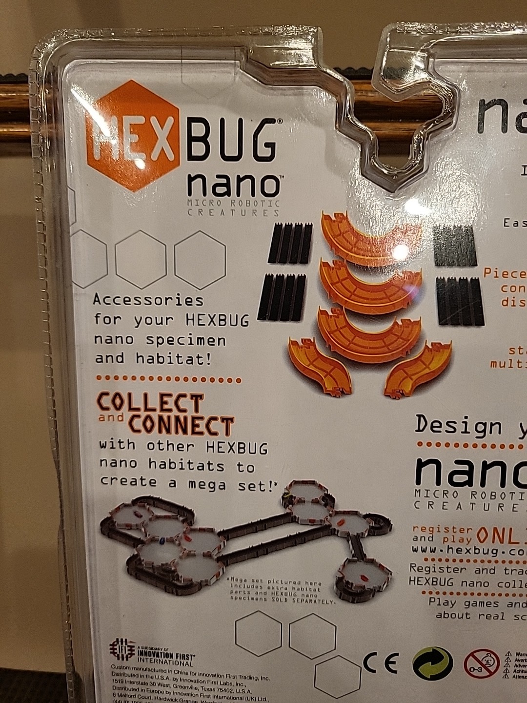 HEXBUG Nano Spiral Accessory Set for Specimen and Habitat New Sealed Package