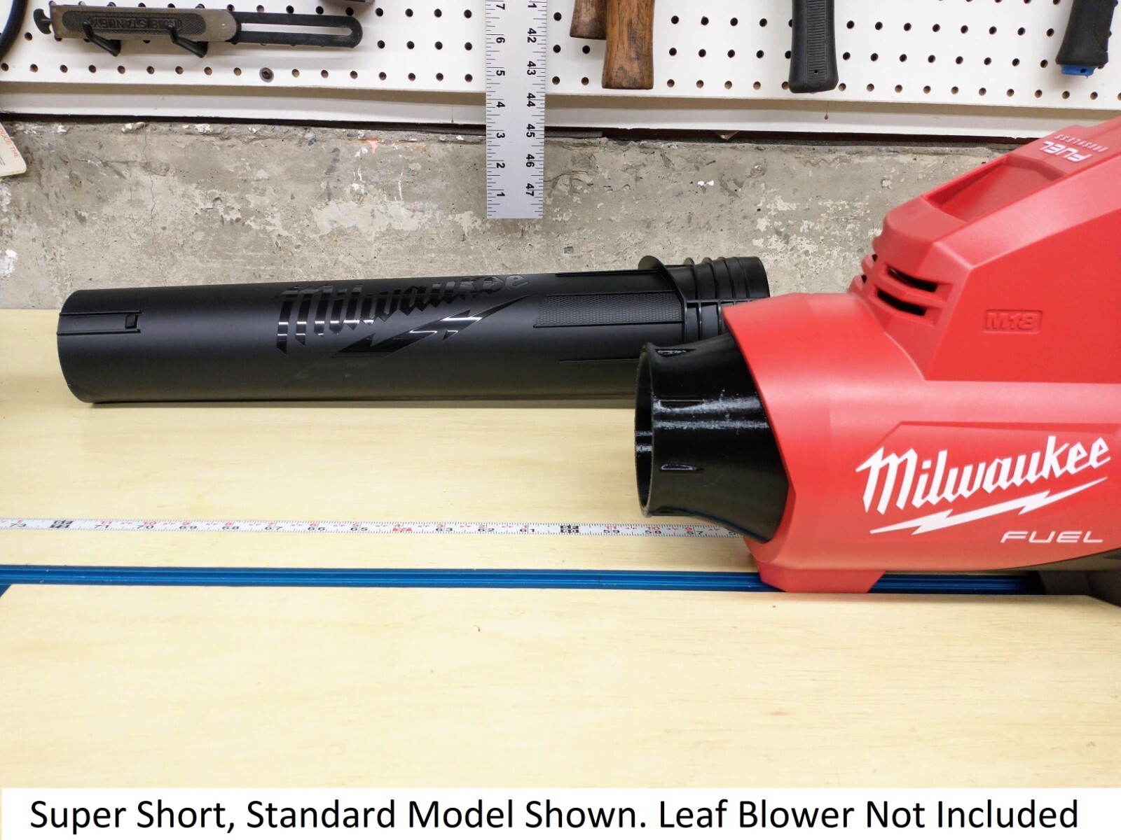 Short or Super Short Nozzle for Milwaukee Dual-Battery M18 2824-20 Leaf Blower