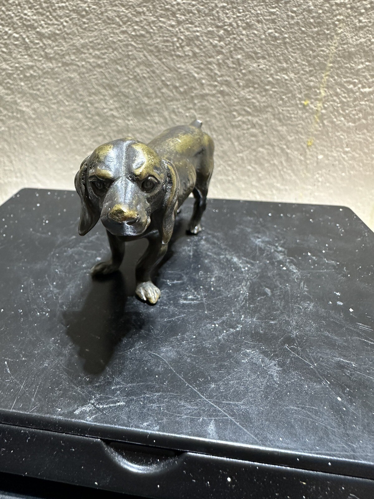Wonderful Antique Bronze Dog