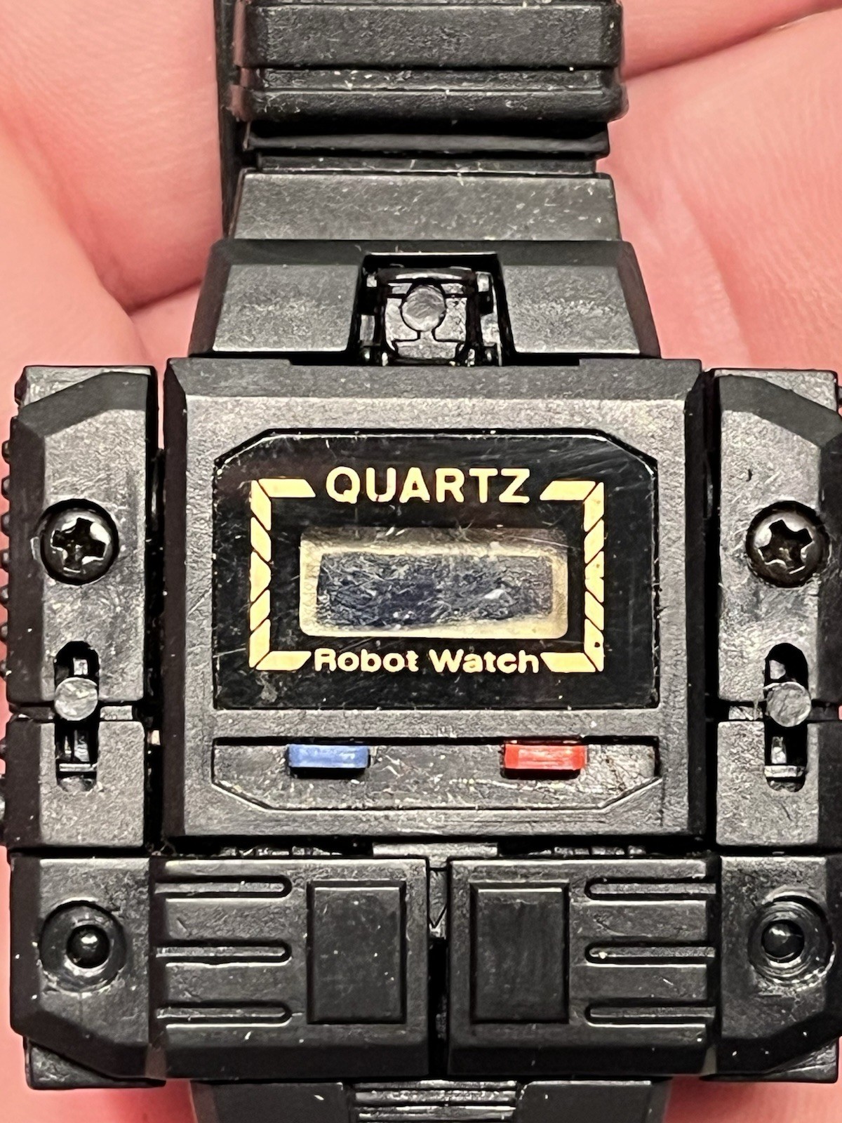 Vintage 1980's Robot Watch Transformer Hong Kong Open With Box Lot