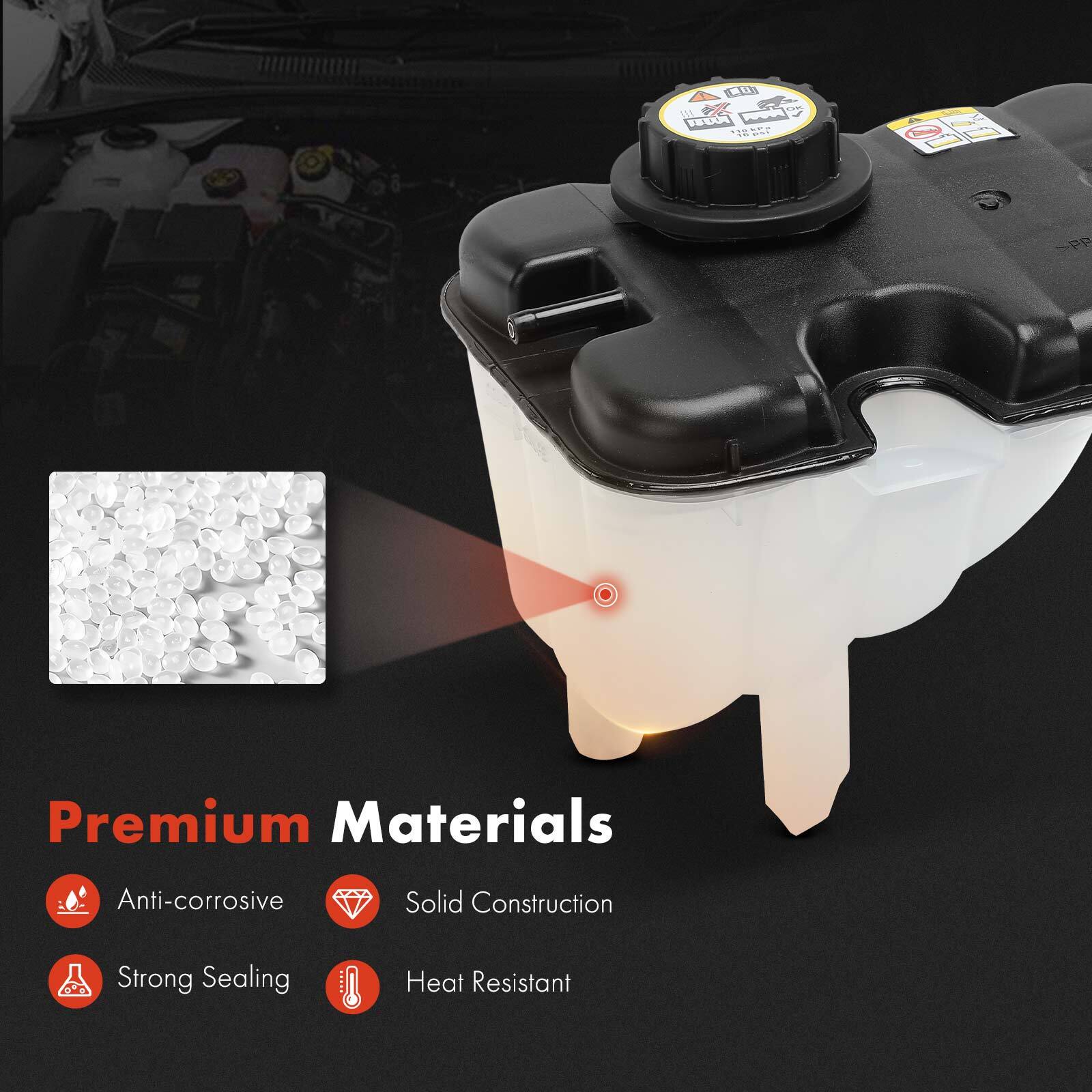 Engine Coolant Reservoir w/ Cap for Ford Crown Victoria Lincoln Town Car Mercury