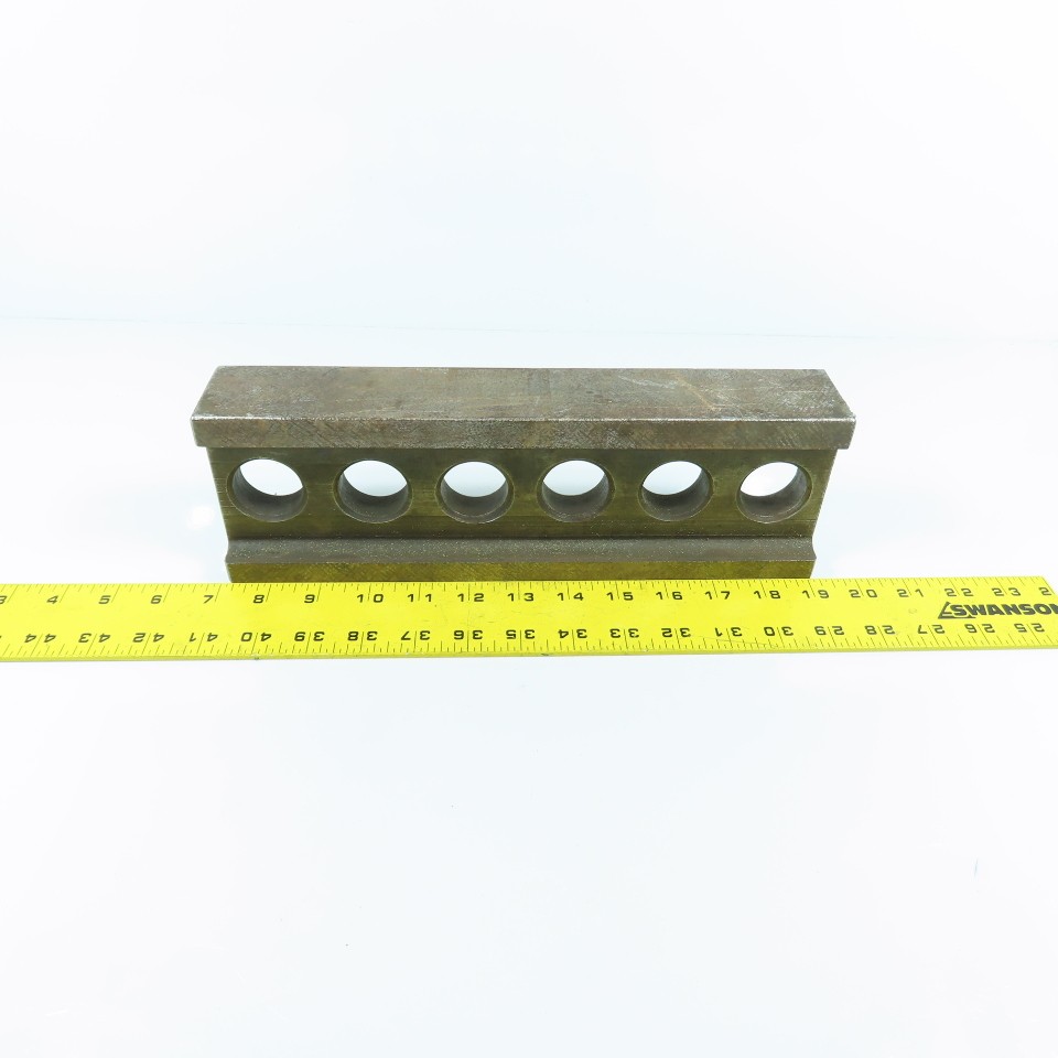 1972 J.G. Pieta 12"L x 4" x 2" W Steel Parallel / Riser Machinist Block Vintage