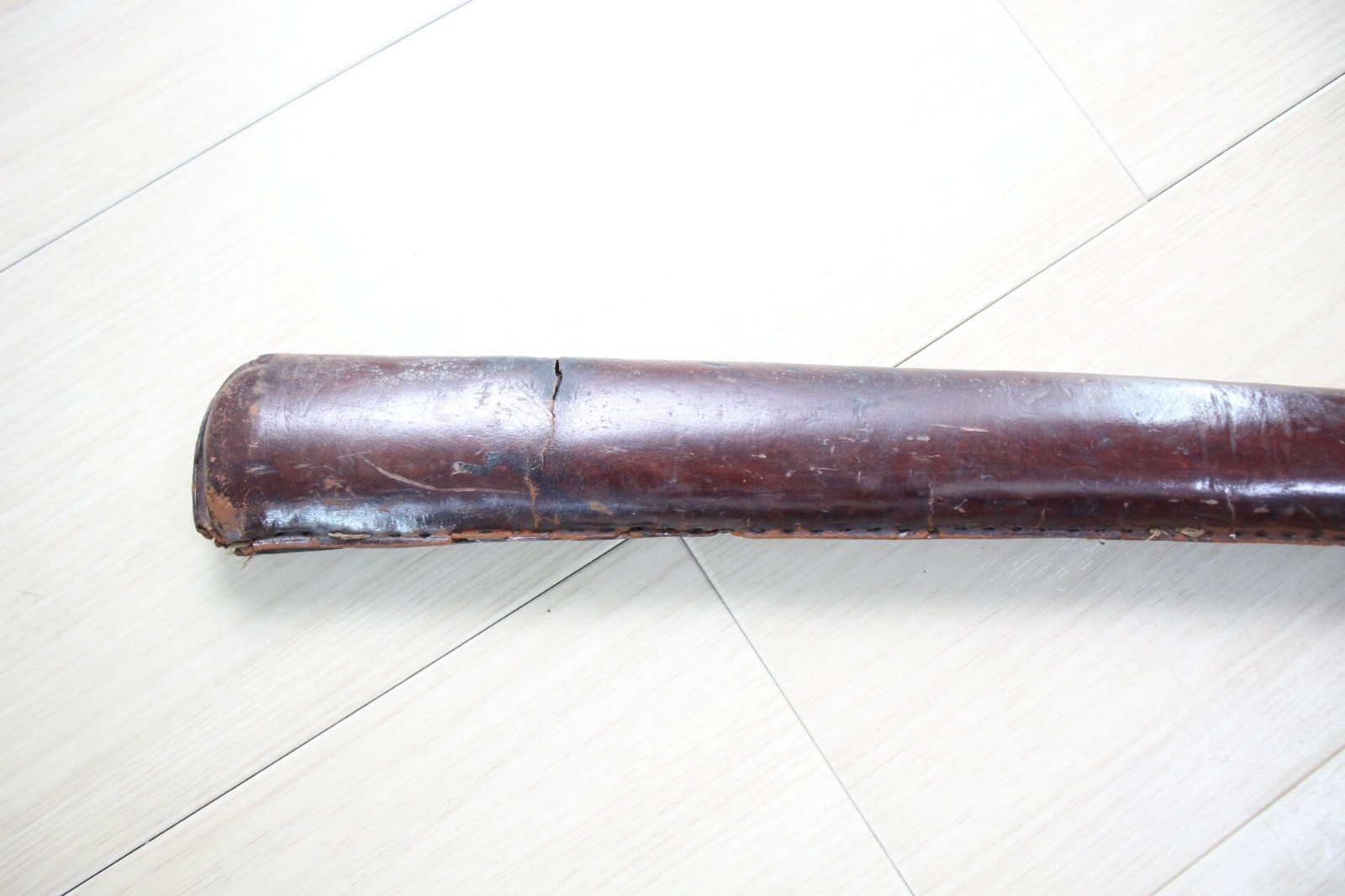 WWII Japanese Army Type 98 Gunto Mounts Koshirae w/ Wooden Blade I38