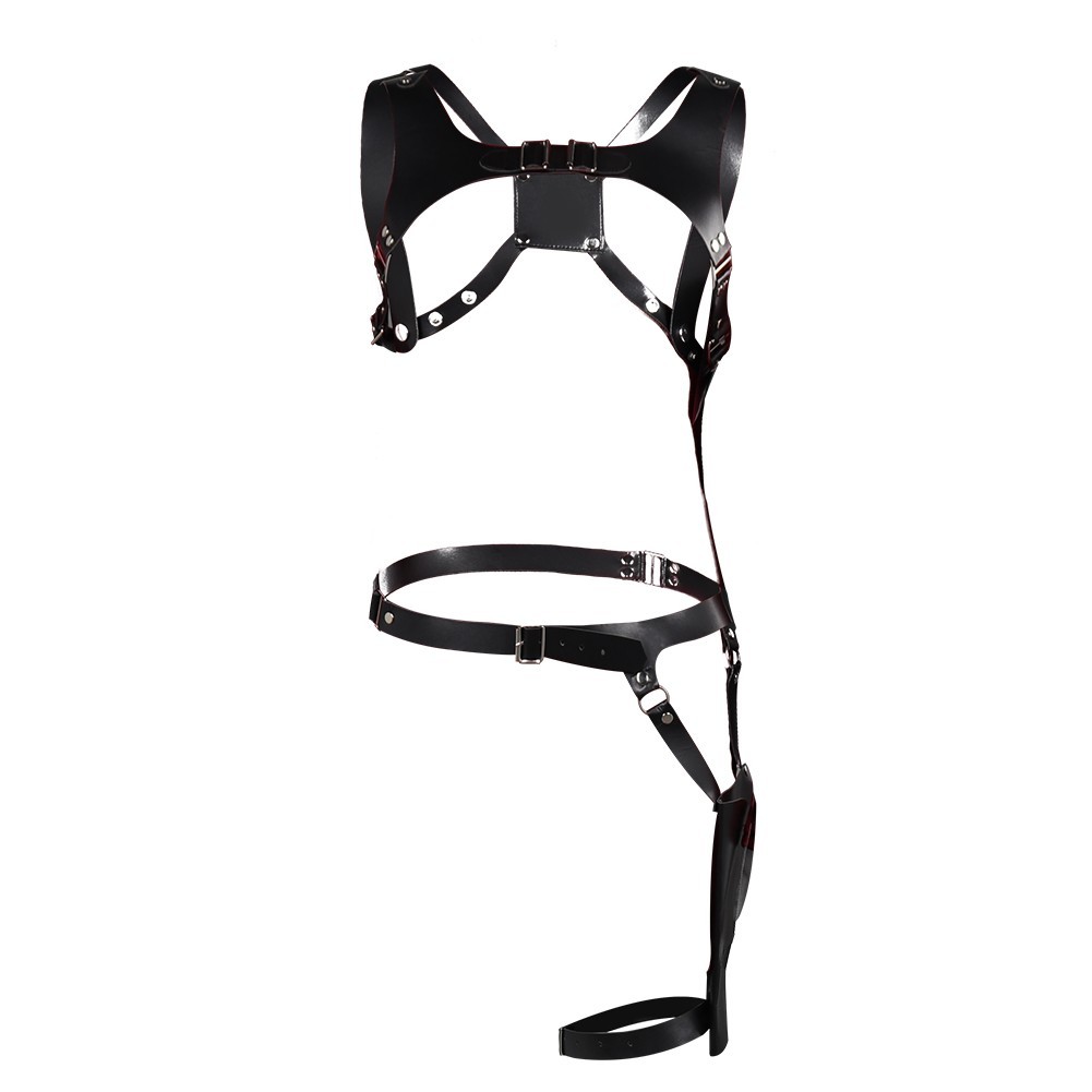 RE4 Remake Ada Wong Harness Shoulder Holster Harness Gun Bag Halloween Cosplay