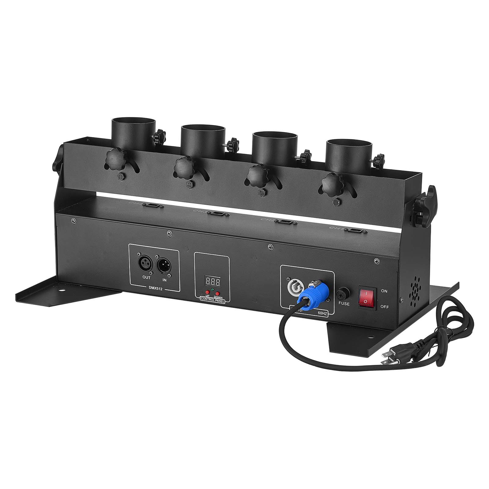 Uimoso Electric Confetti Cannon 4-Shot Launcher DMX512 & Remote Party DJ Effect