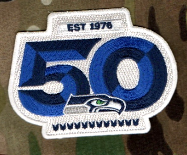 THE 2025 NFC WEST SEATTLE SEAHAWKS⭐50th SEASONS⭐ iron/sew-on PATCH
