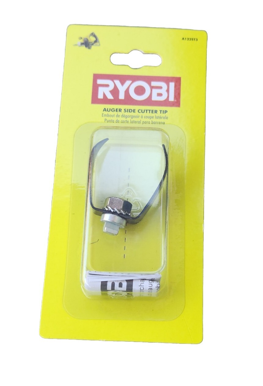 Ryobi P4002 Auger Side Cutter Tip Replacement Drain Cut Part