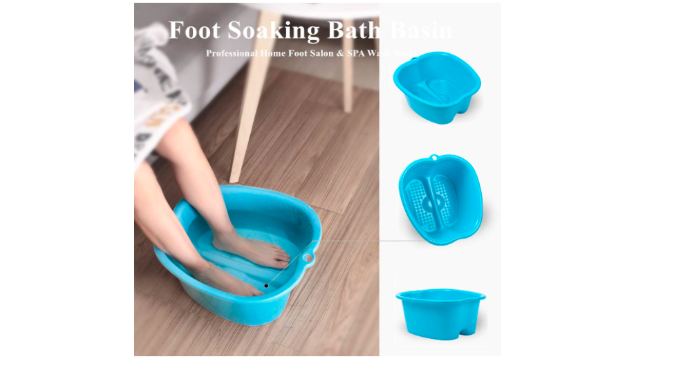 Foot Soaking Bath Home Feet Spa Tub Wash Basin Leg Bucket Pedicure Detox Massage