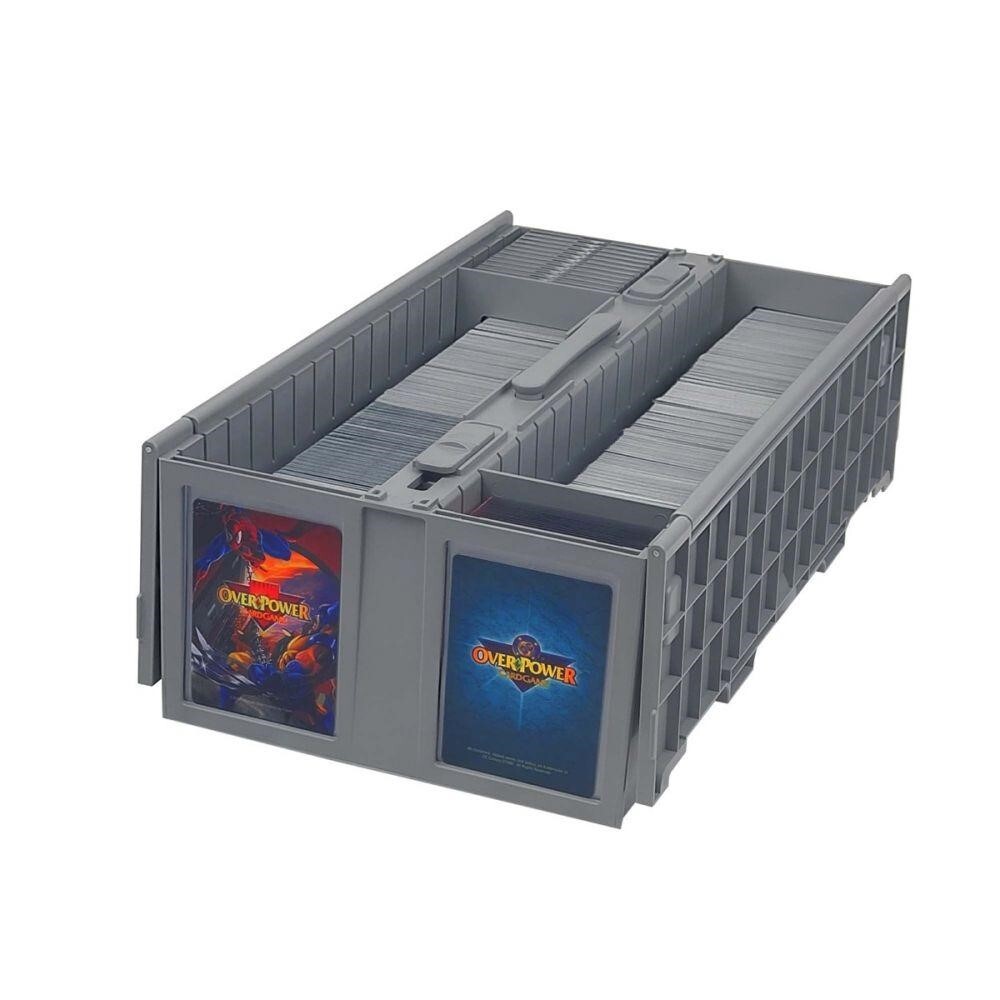 BCW Plastic Cards Box Bin For Trading Gaming Sport Toploader Magnet Safe Storage