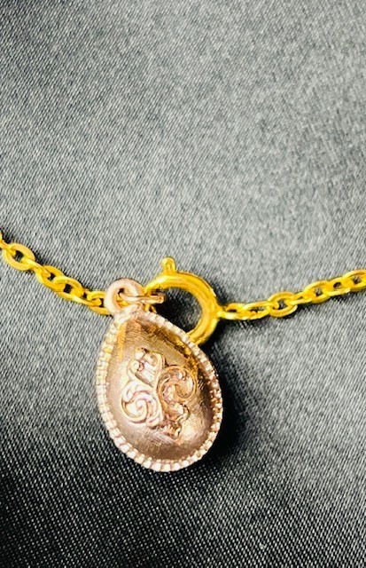 Joan Rivers Faberge Egg Charm Necklace