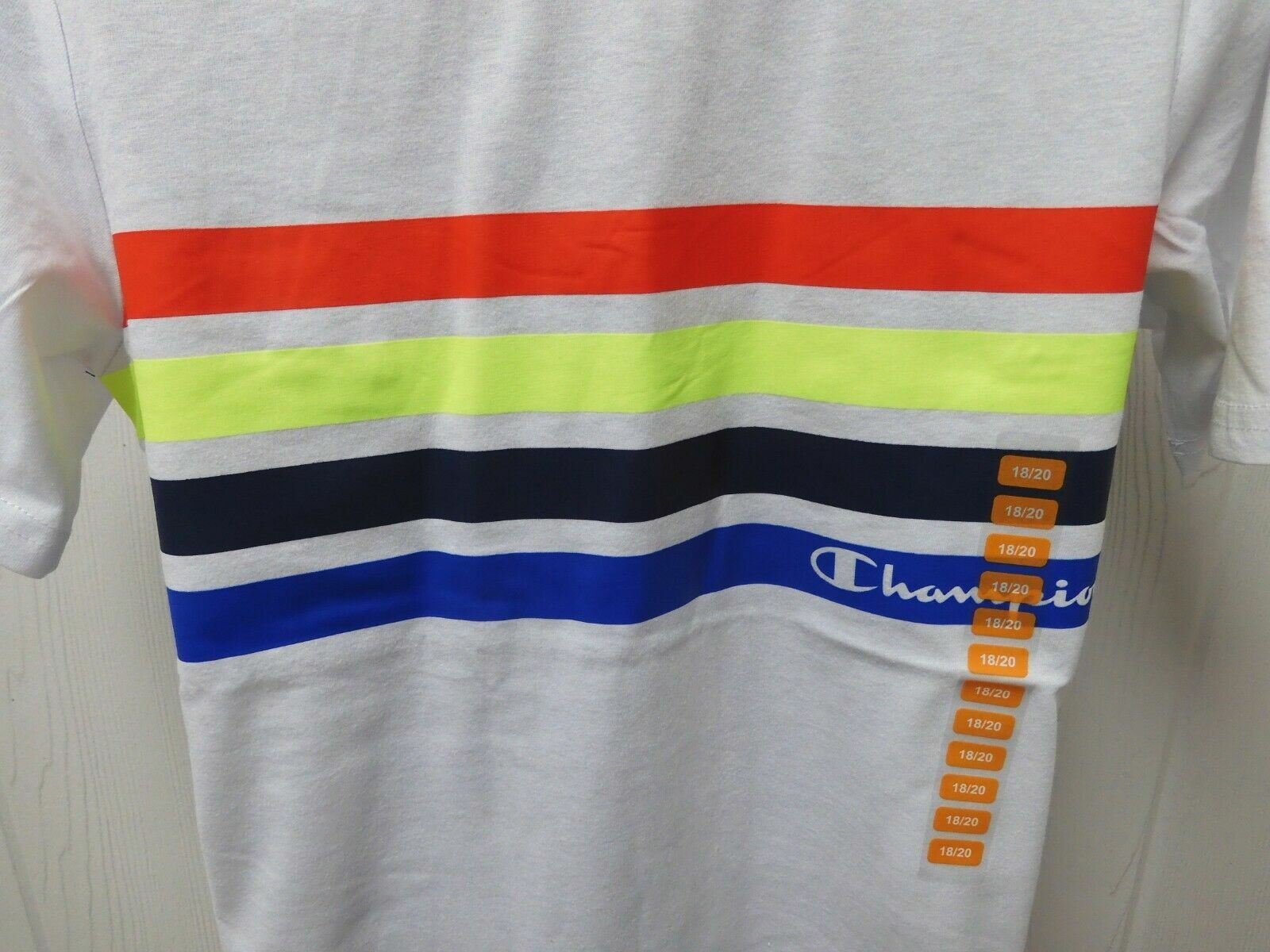 Champion Boys' T-Shirt Sizes 5/6 -18/20 Neon Football Baseball Camo