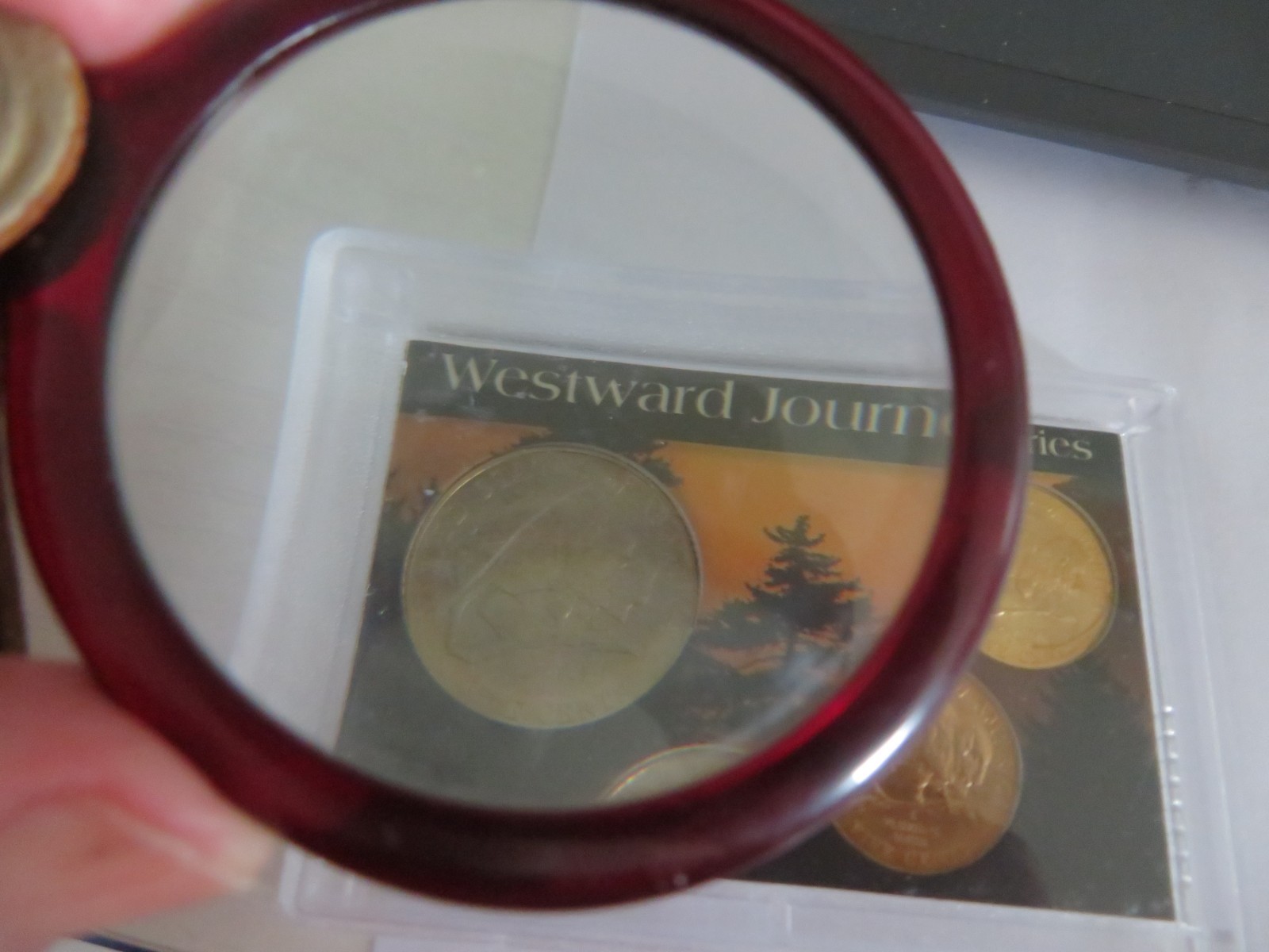 Vintage Whitman Bakelite Pocket Magnifier in Leather case with free shipping