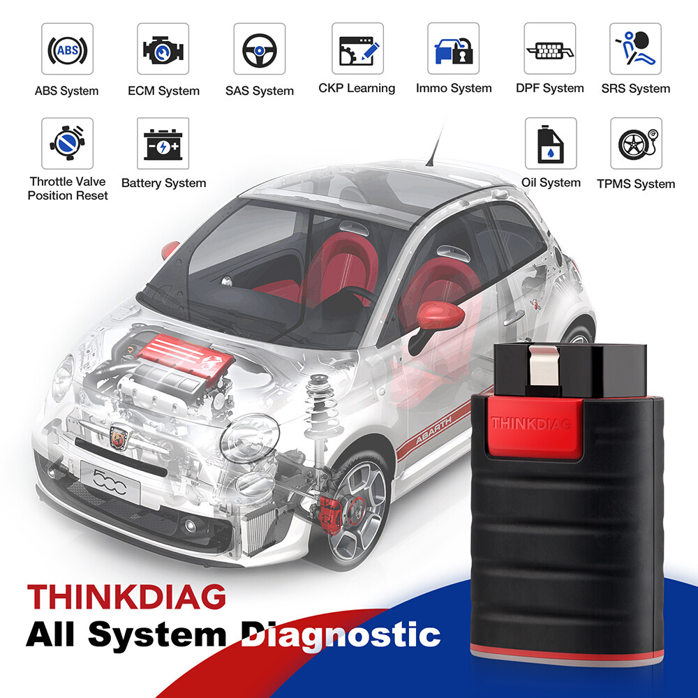 THINKCAR Thinkdiag Bidirectional Full Software Free OBD2 Scanner Diagnostic Tool