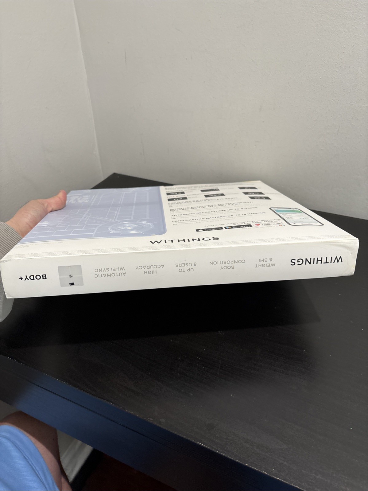 Withings Body+ Wi-Fi Smart Scale WB505 White Body Composition Monitor NEW SEALED