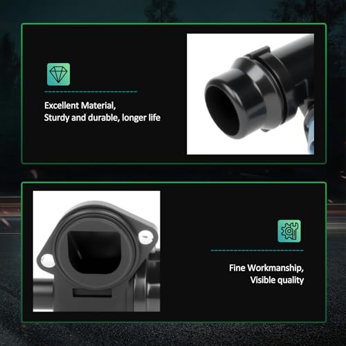 06B121111K Engine Coolant Thermostat Housing Fit for 2002-2006 for Audi A4