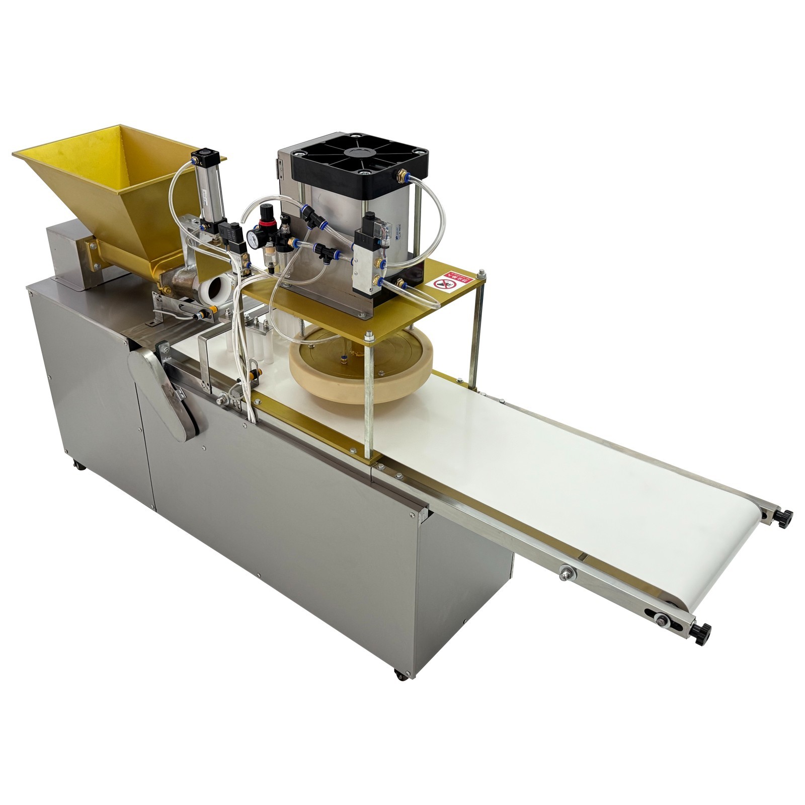 Commercial Auto Dough Divider & Dough Pastry Press Machine W/Air Pump 300-500g