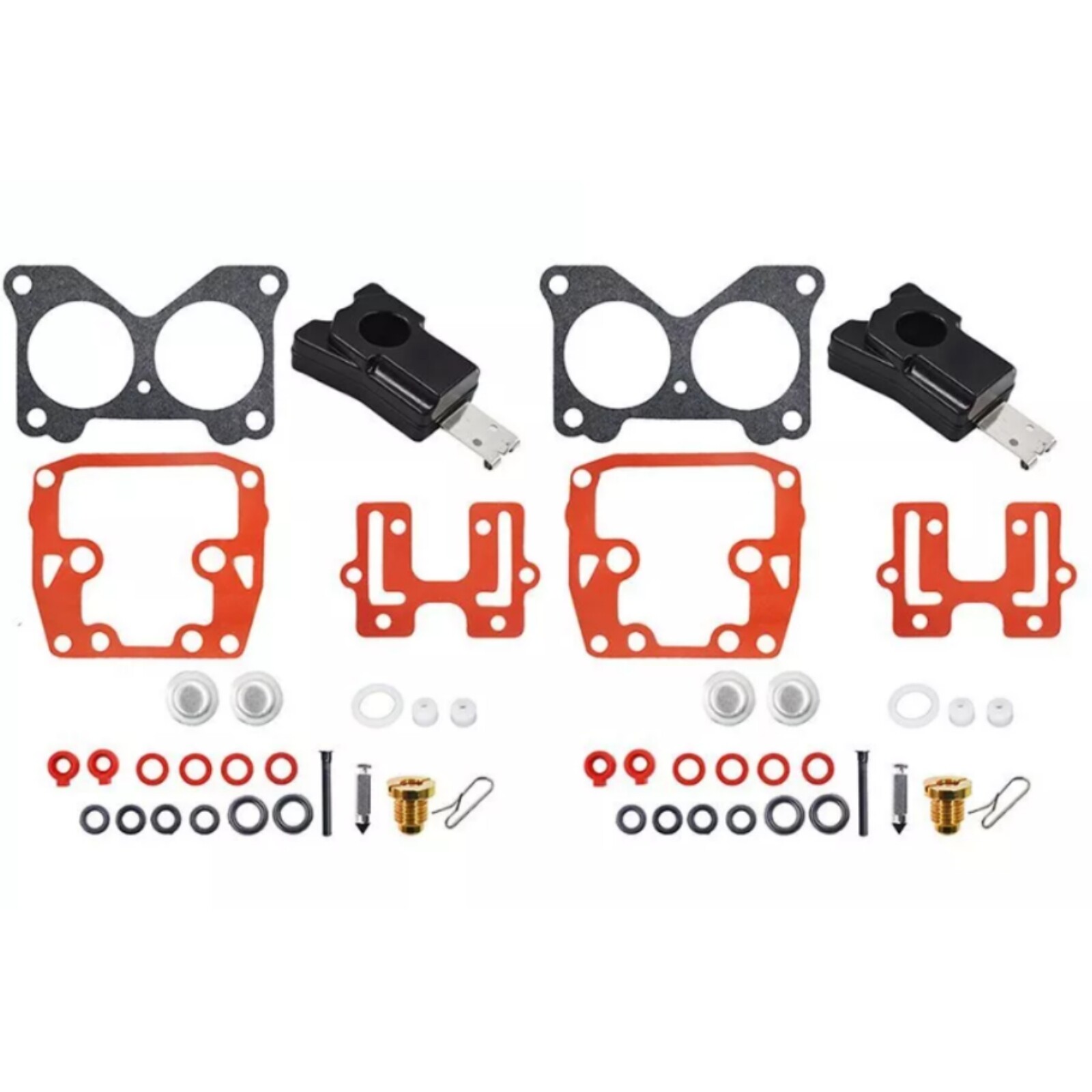 2X Carburetor Rebuild Kit Johnson Evinrude V4 85 88 90 100 115 125 140 HP 439076