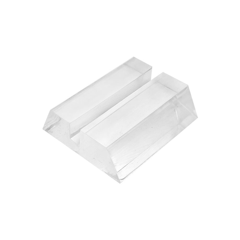 4 Pc 1-1/4" x 1" Clear Acrylic Card Ticket Holder