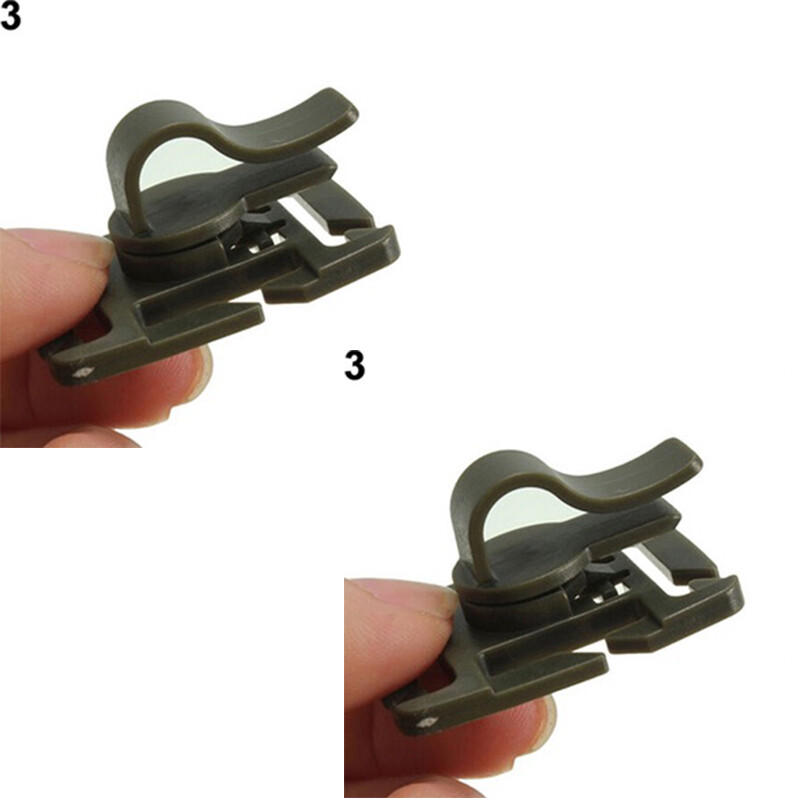 Tactical Backpack with Rotating Tube Clip for Hydration Water Bag