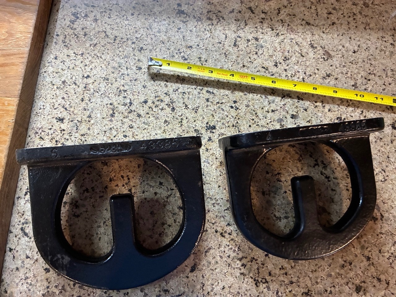 FRONT BUMPER TOW HOOK SET DODGE RAM 2500 3500 2003-2012 OEM MOPAR 52020587AB