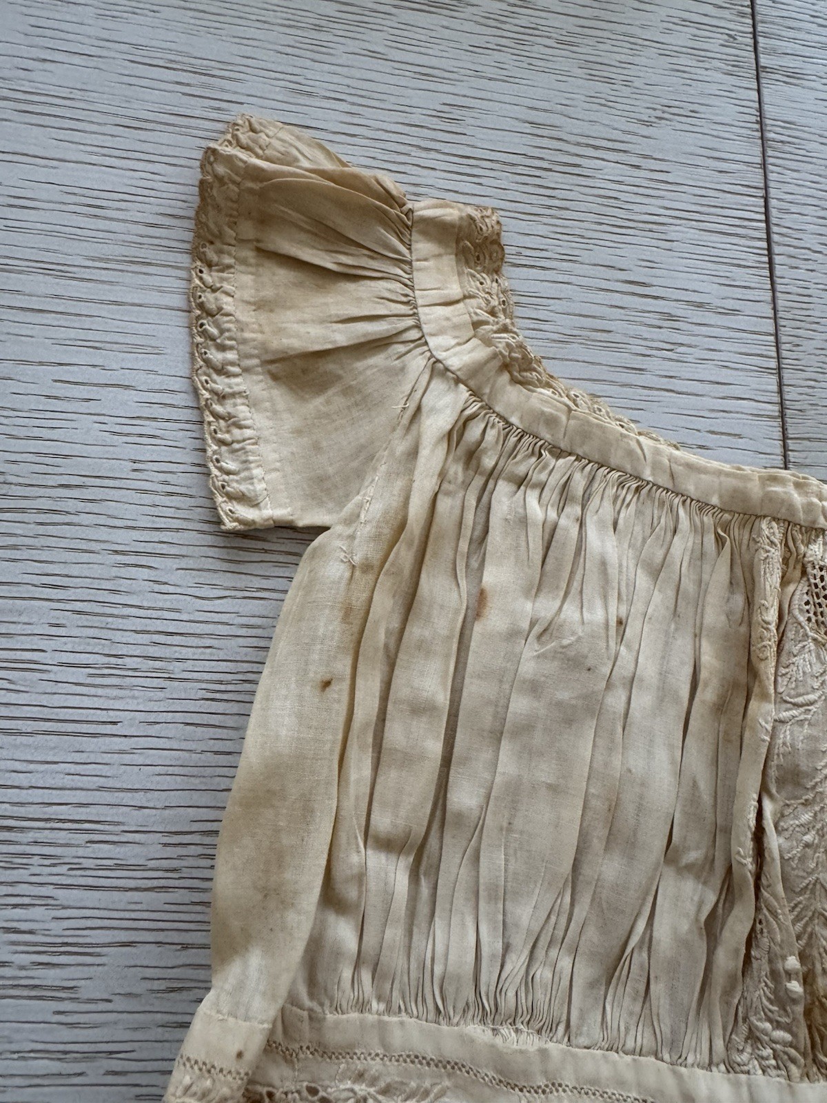 Pre Civil War 2 Childs Baby Dress Early Settler Packers Falls New Hampshire 1817