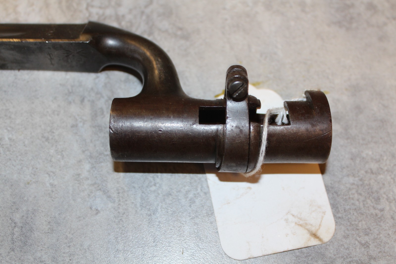 P1876 Martini-Henry Socket Bayonet Leather Scabbard British Pattern 1876