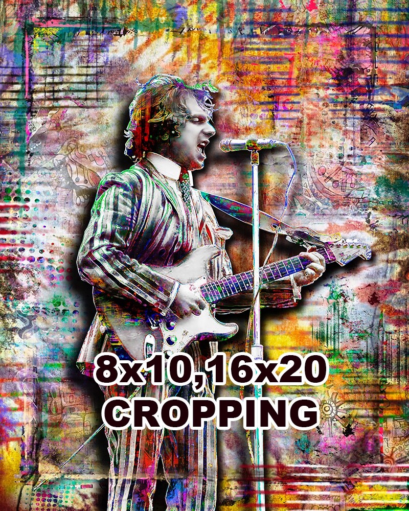 Van Morrison 8x12in Poster, VAN MORRISON Young Print Art Free Shipping US