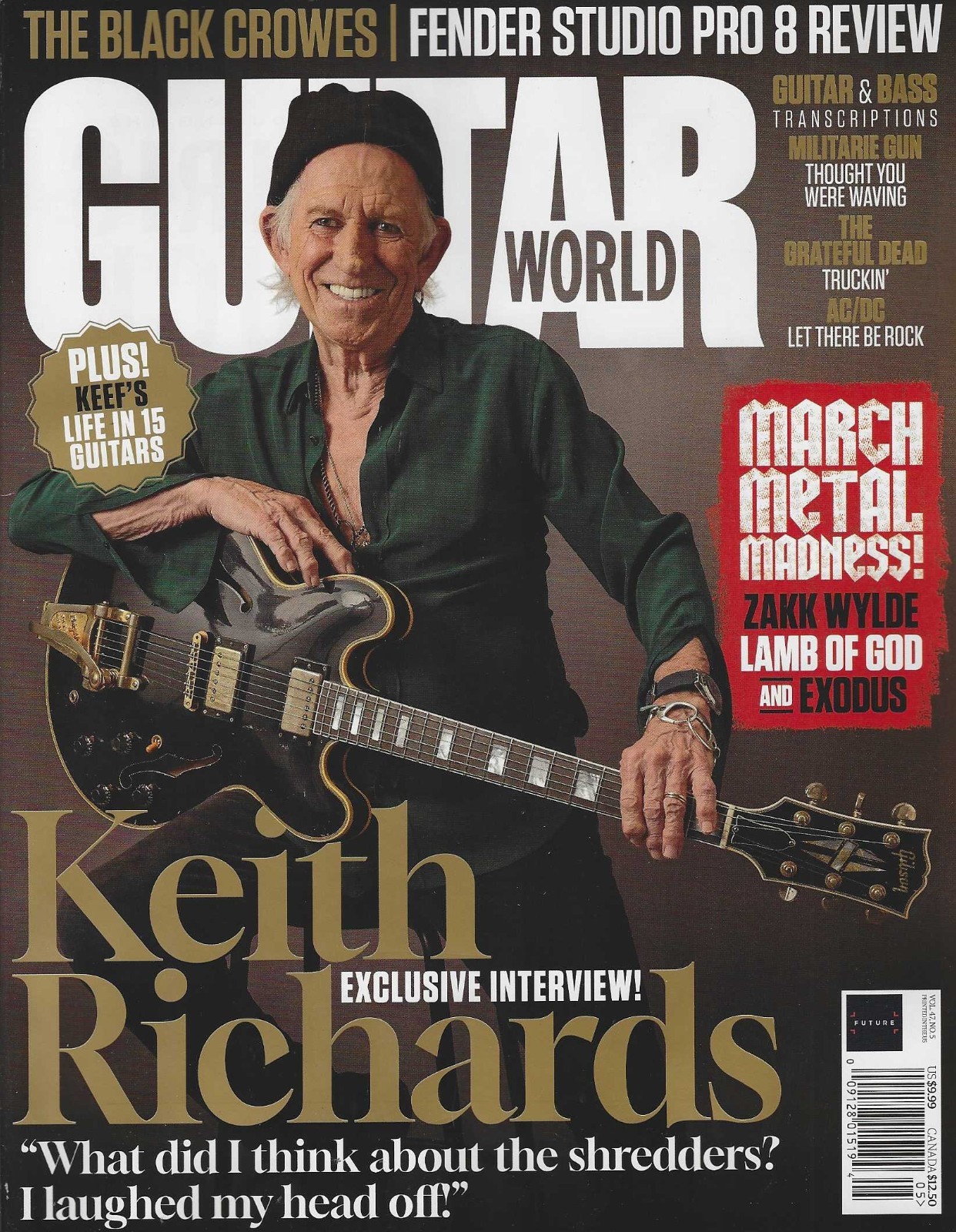 Guitar World Magazine  Issue 5  May 2026 Keith Richards