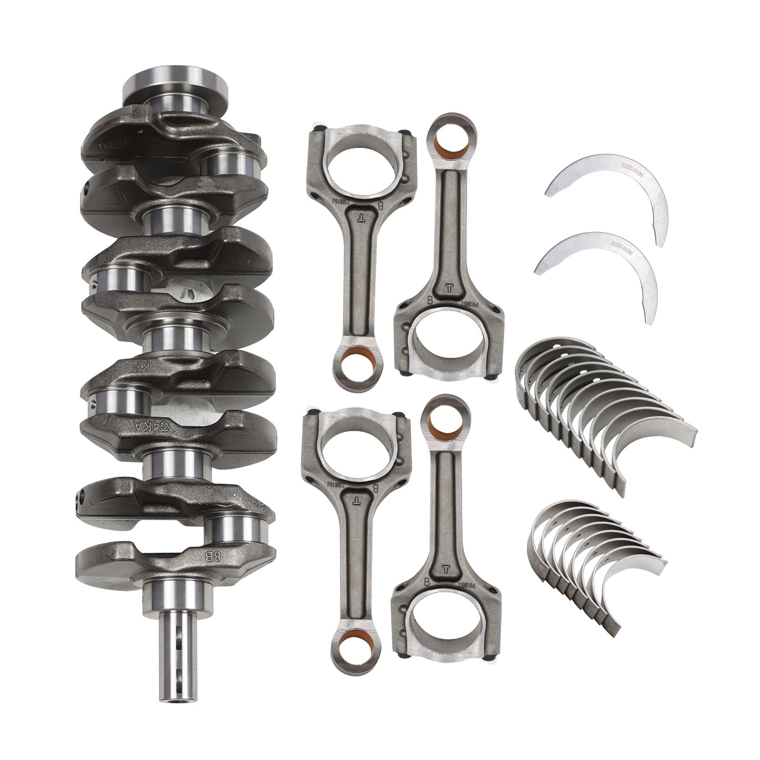 G4KH 2.0T Engine Crankshaft & ConRods & Bearing for KIA Optima HYUNDAI Sonata US