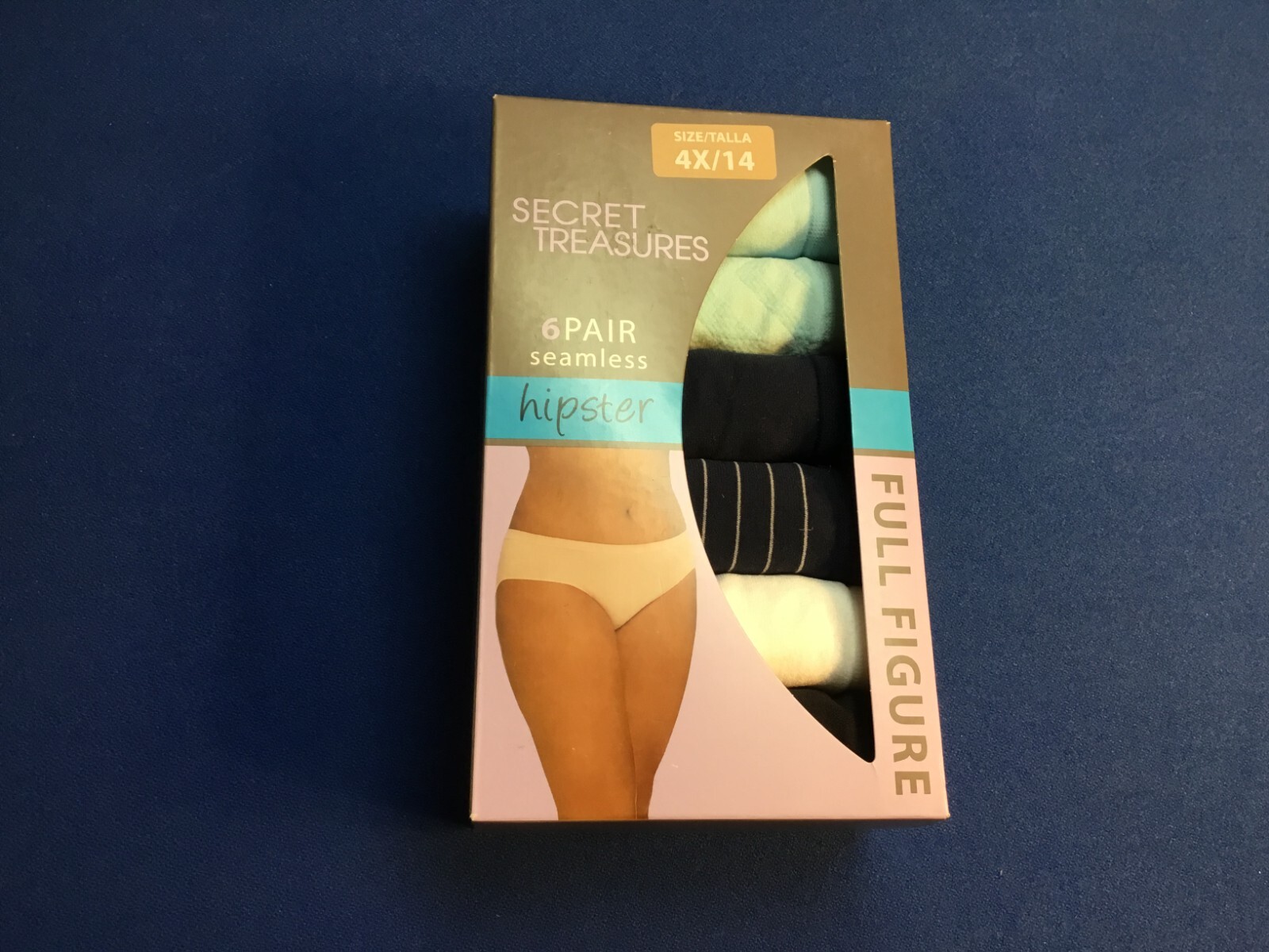 Women's underwear: Secret Treasures, available in bikini, brief, or hipster 6 pk