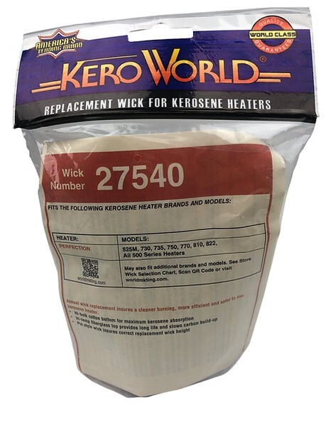 27540 Perfection Wick Kero World Wick Perfection 810, Perfection 500 Series Wick
