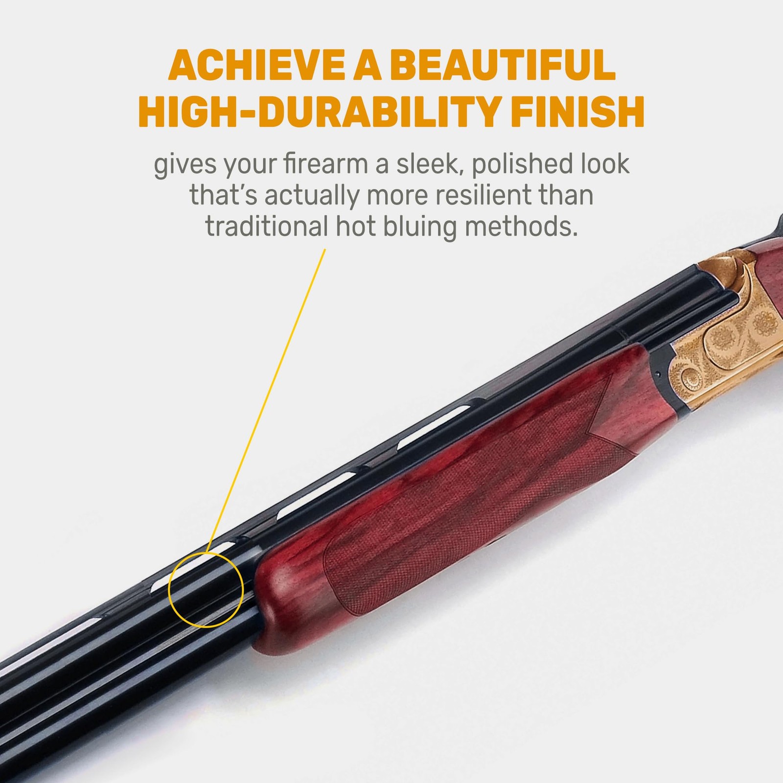 Brownells Oxpho-Blue Creme Gun Blue, Cold Bluing Solution, 4 FL Oz, Blue