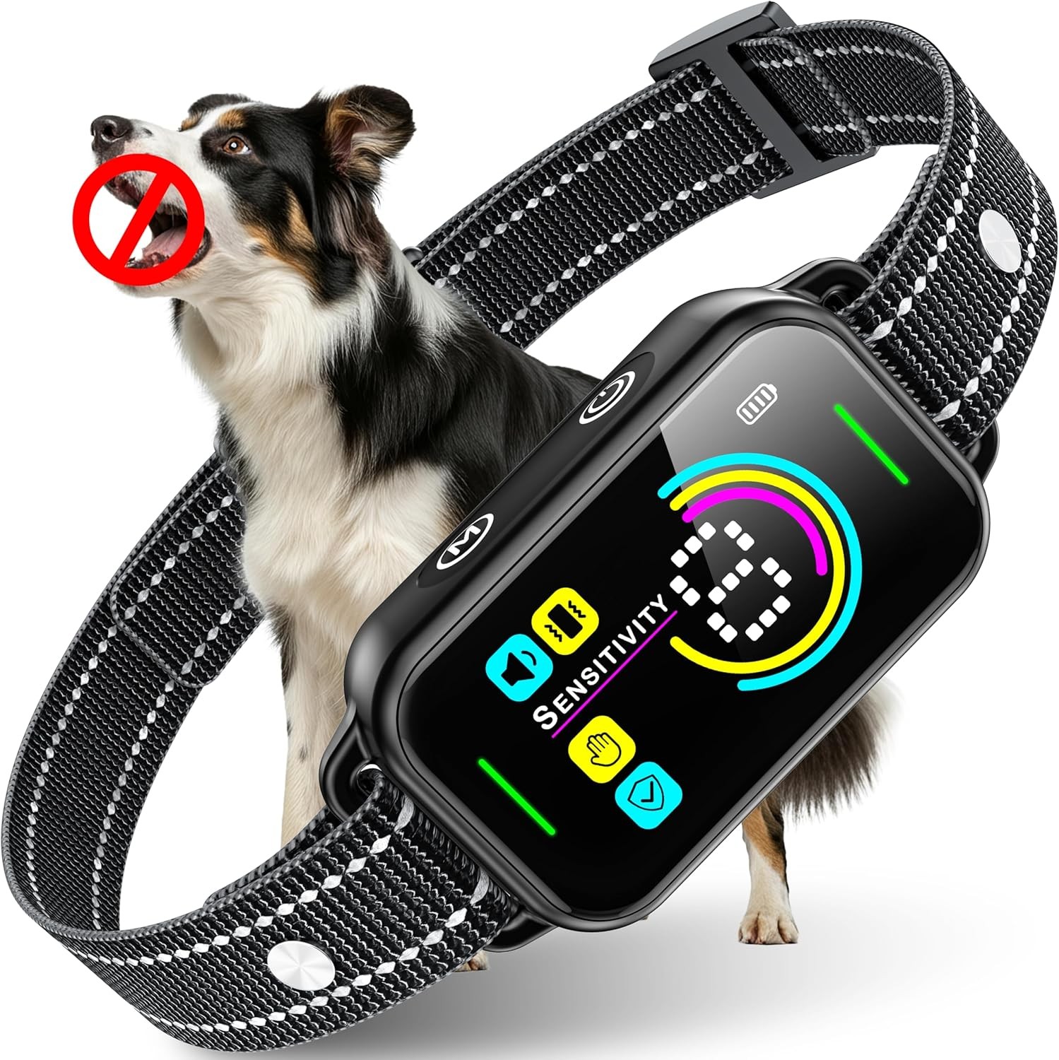 DINJOO - Smart Bark Training Collar for Dogs - Bark Collar- Free Shipping