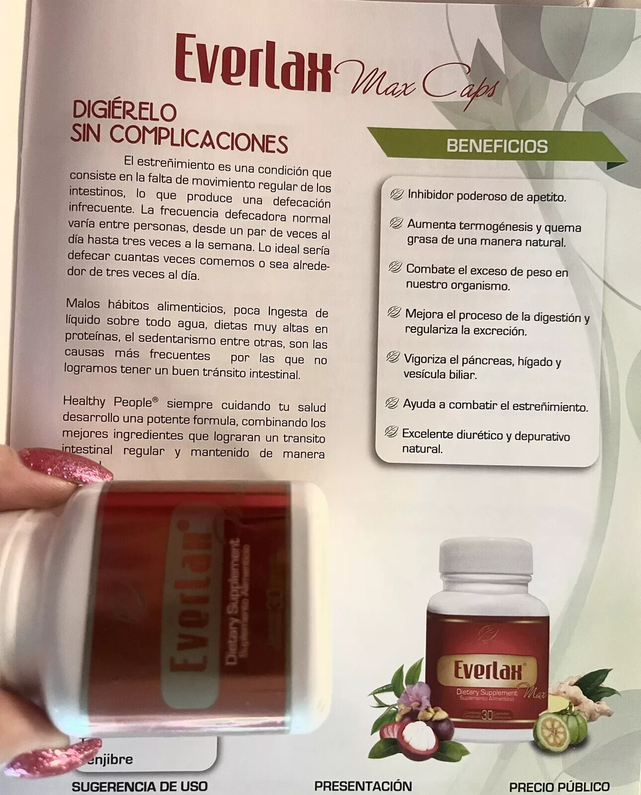 Healthy Everlax Max LaxativeDigestive Weight LossFat Constipation 30cap/ Dic 27