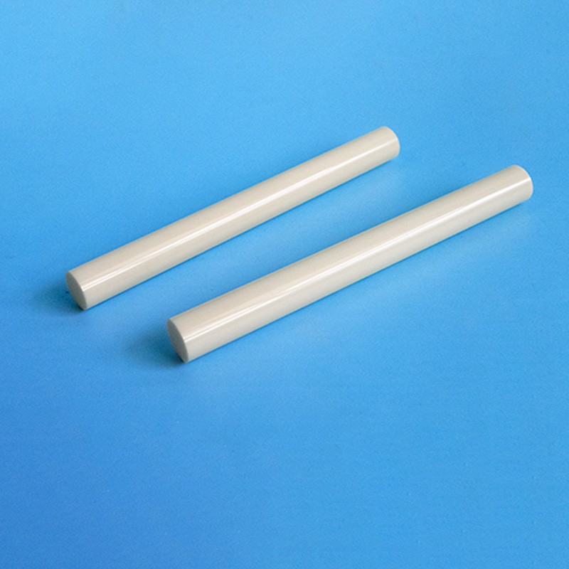 Solid Alumina Ceramic Rod High-Temp Resistant Thermal Conductivity Round Bar