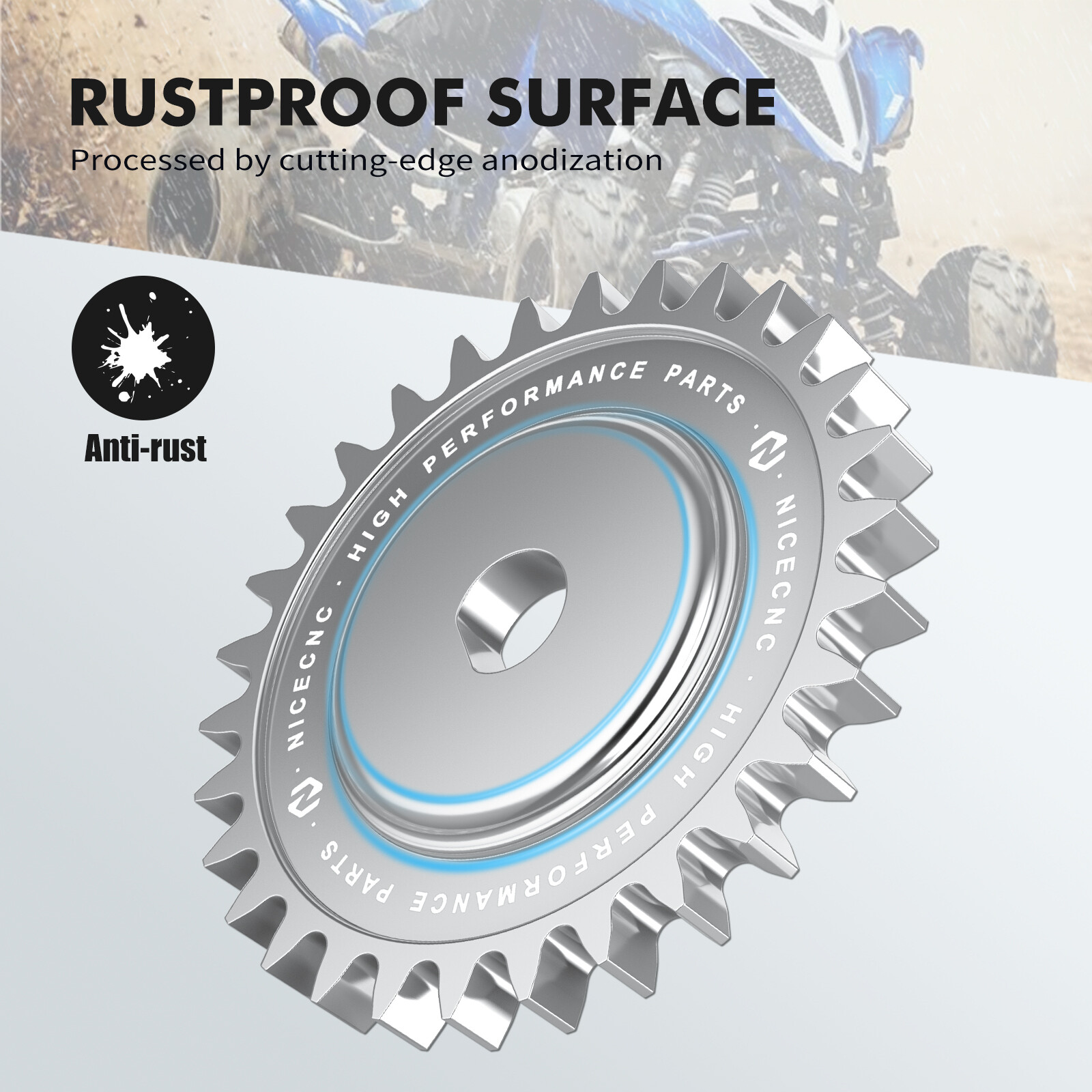 For Yamaha Raptor 660R Billet Aluminum Oil Pump Drive Gear 2001-2005