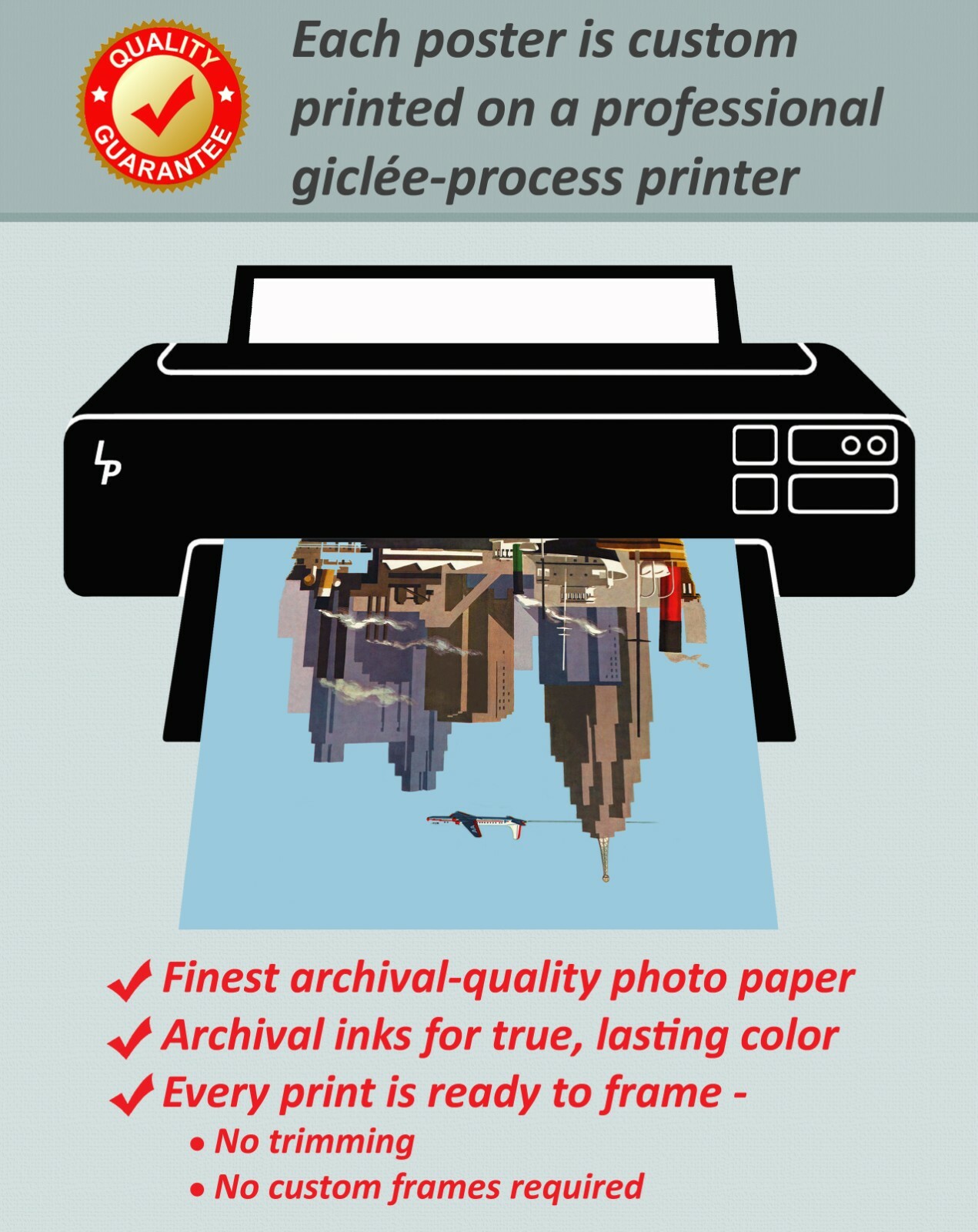 Hindenburg Zeppelin Over New York City – Vintage 1936 Travel Poster