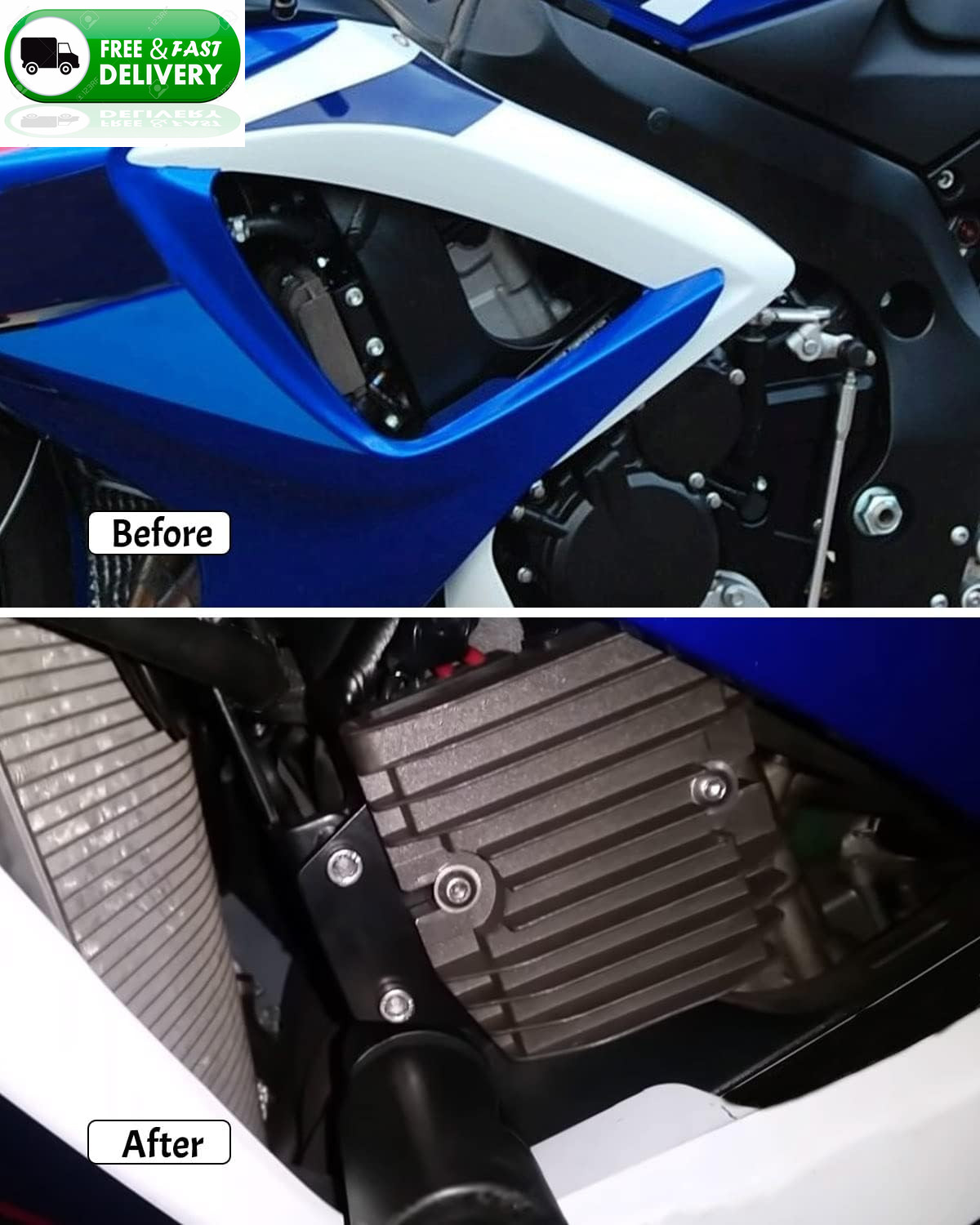 Rectifier Regulator Bracket Relocation Kit for Suzuki GSXR 600 750 2006-2007