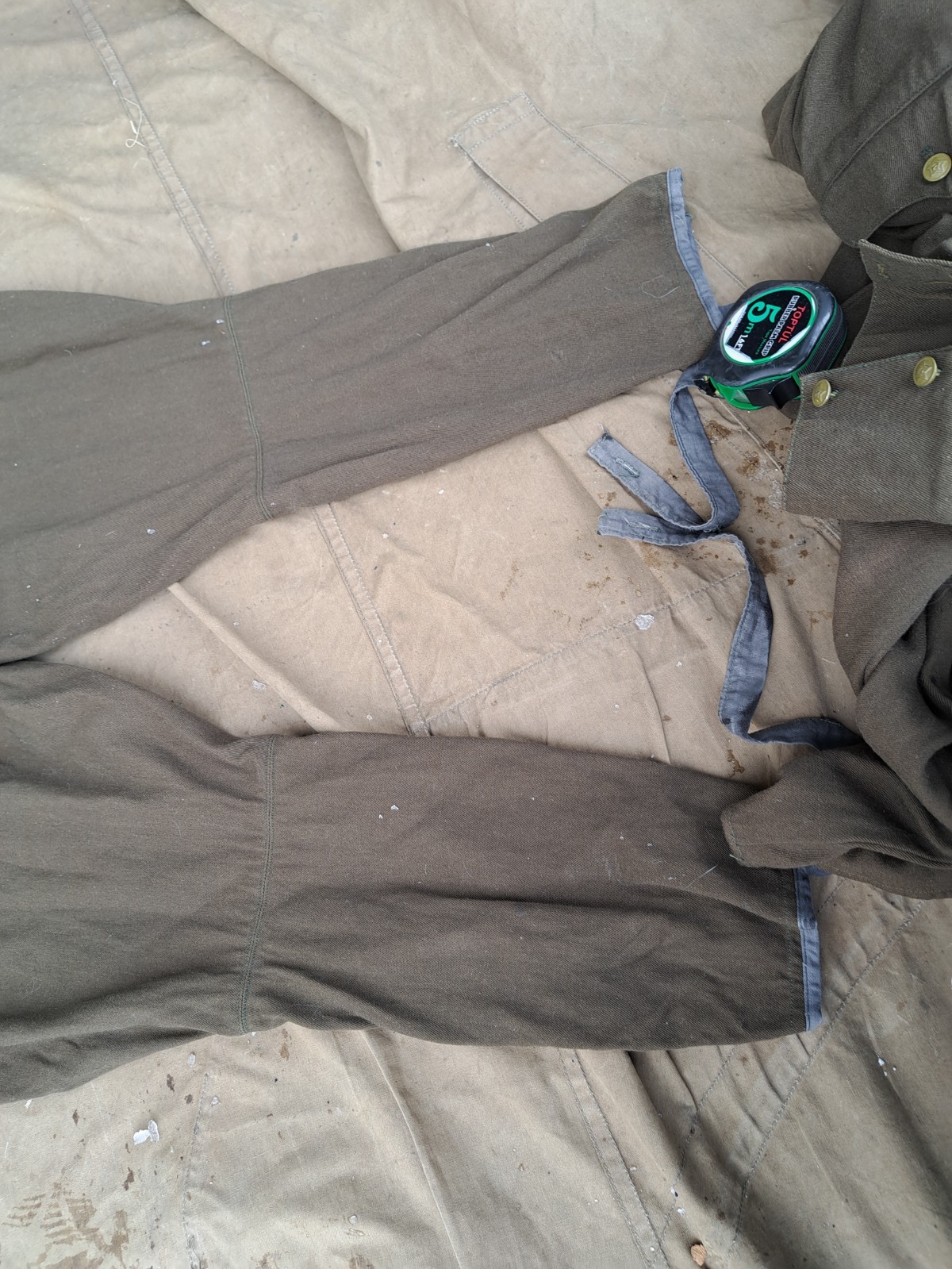 Soviet russian officer gimnasterka and pants gr.5 original WW2 new